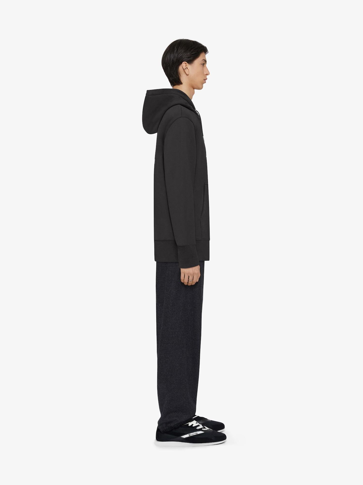 GIVENCHY Archetype slim fit hoodie in fleece Product Image