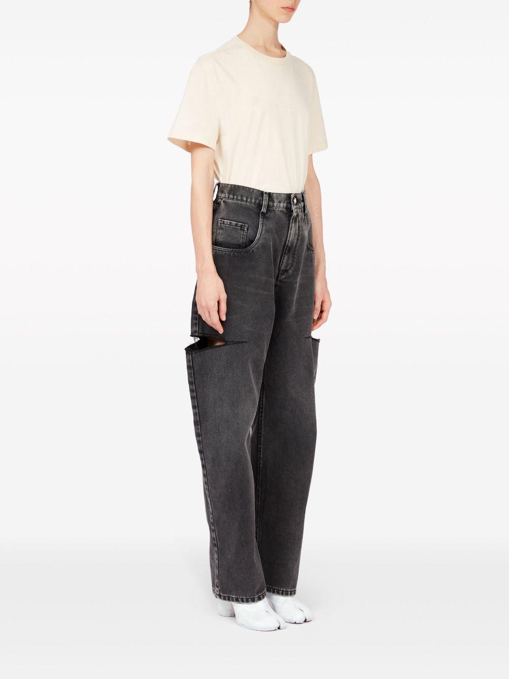 high-rise tapered jeans Product Image