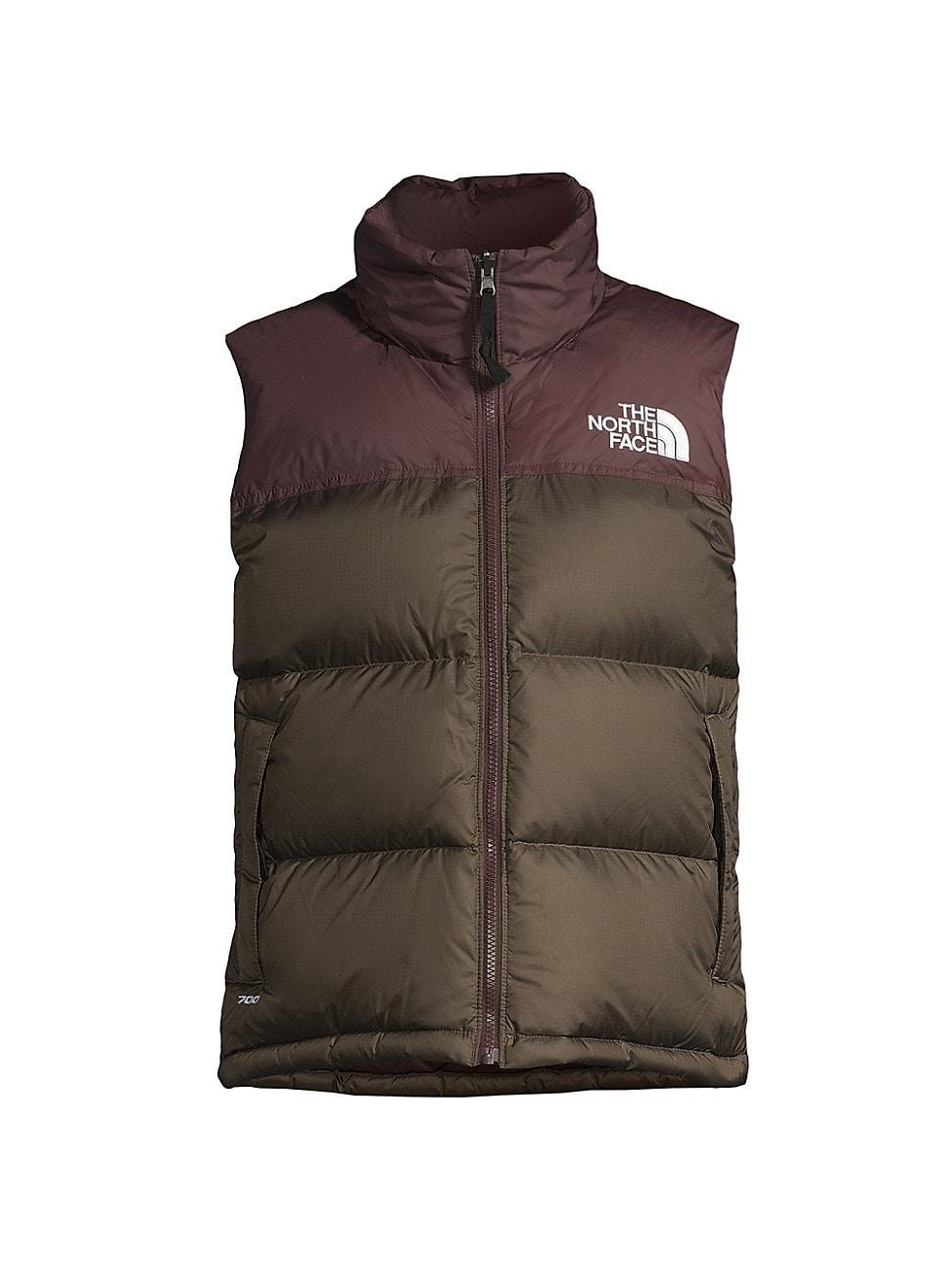Womens Retro Nuptse Logo Down Vest Product Image