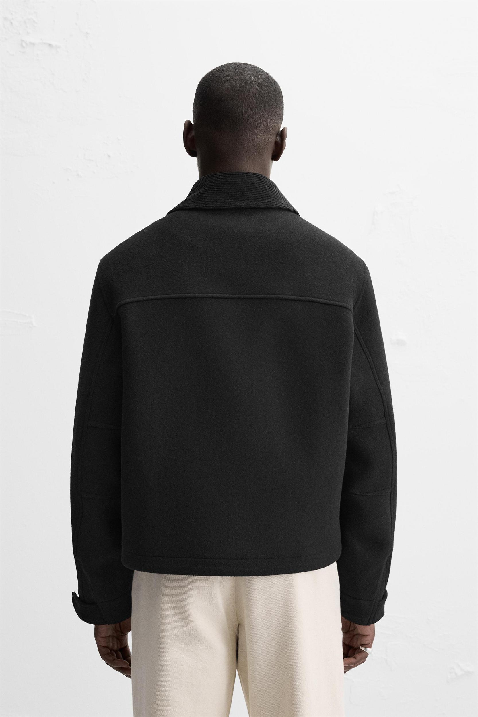 COMBINATION WOOL JACKET Product Image