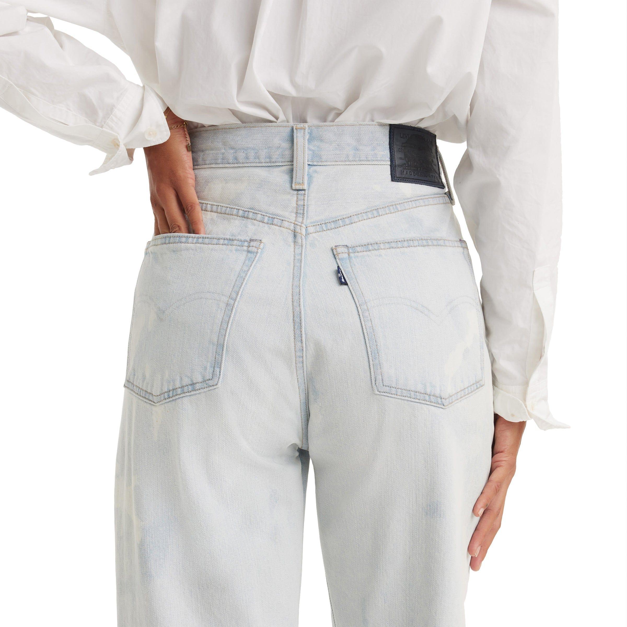 WOMEN'S MIJ BARREL JEANS LIGHT WASH | Bodega Product Image
