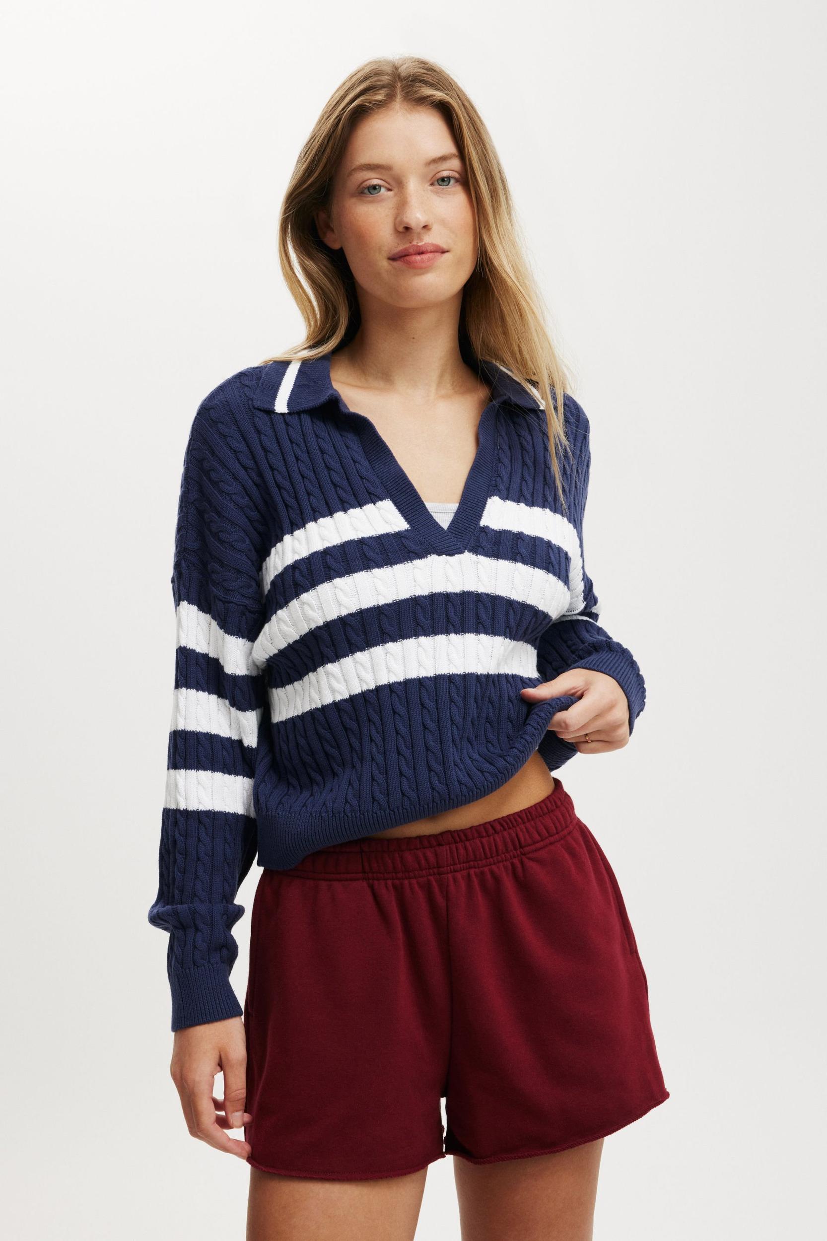 Cotton On Women - Coco Cotton Long Sleeve Polo Product Image