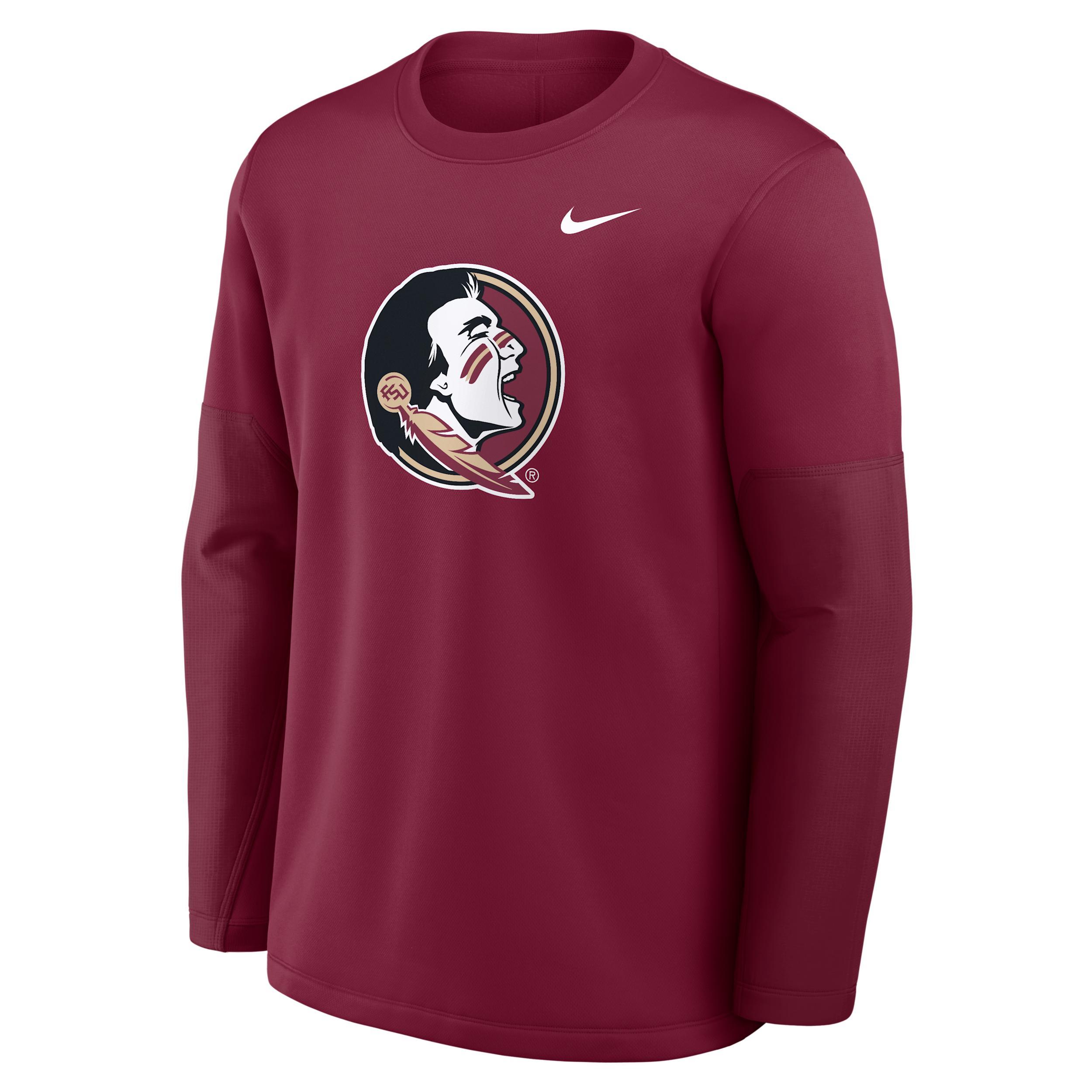 Michigan State Sideline Coach Nike Men's Therma-FIT College Long-Sleeve T-Shirt Product Image