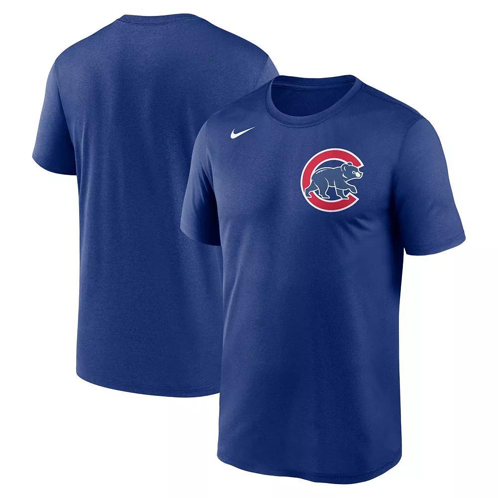 Men's Nike Navy Milwaukee Brewers New Legend Wordmark T-Shirt, Size: Medium, Blue Product Image