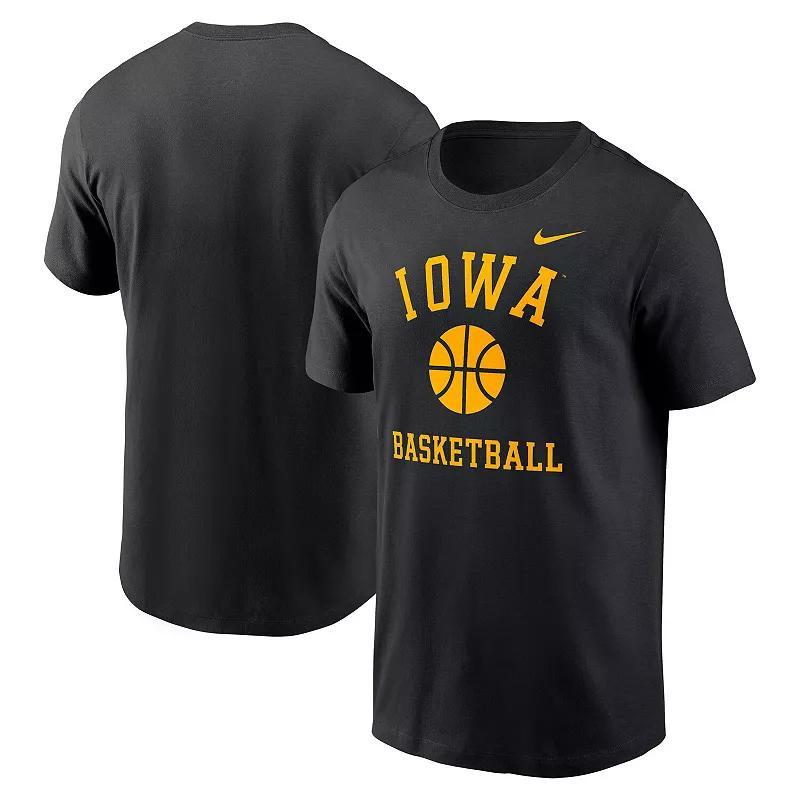 Men's Nike Black Iowa Hawkeyes Basketball Icon T-Shirt, Size: Medium Product Image