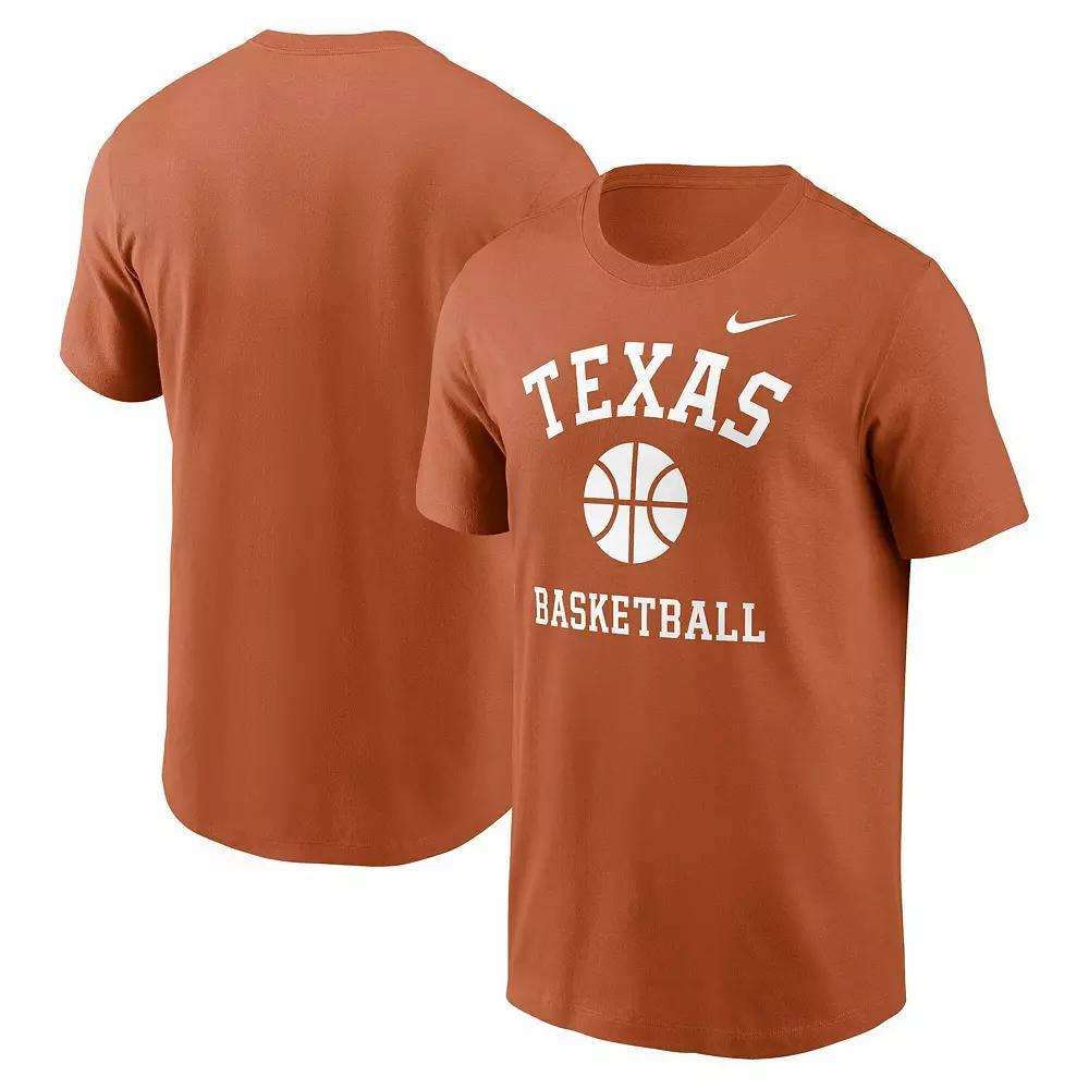 Mens Nike Texas Orange Texas Longhorns Basketball Icon T-Shirt Product Image