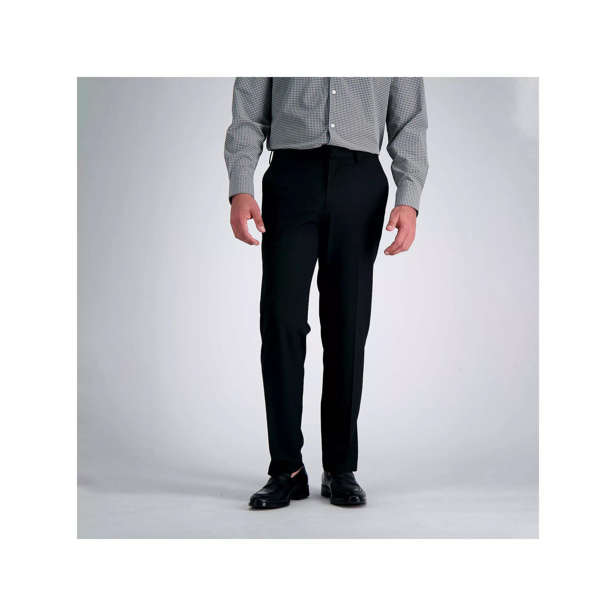 Mens J.M. Haggar Premium Flex-Waist Straight-Fit 4-Way Stretch Flat-Front Dress Pants, Mens Product Image