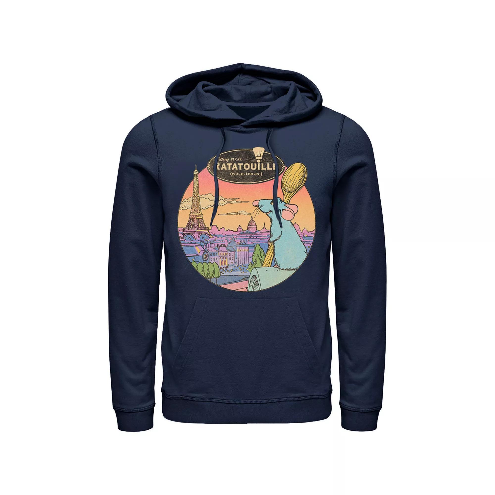 Disney / Pixar's Ratatouille Men's Over Look Paris Hoodie, Size: Small, White Product Image