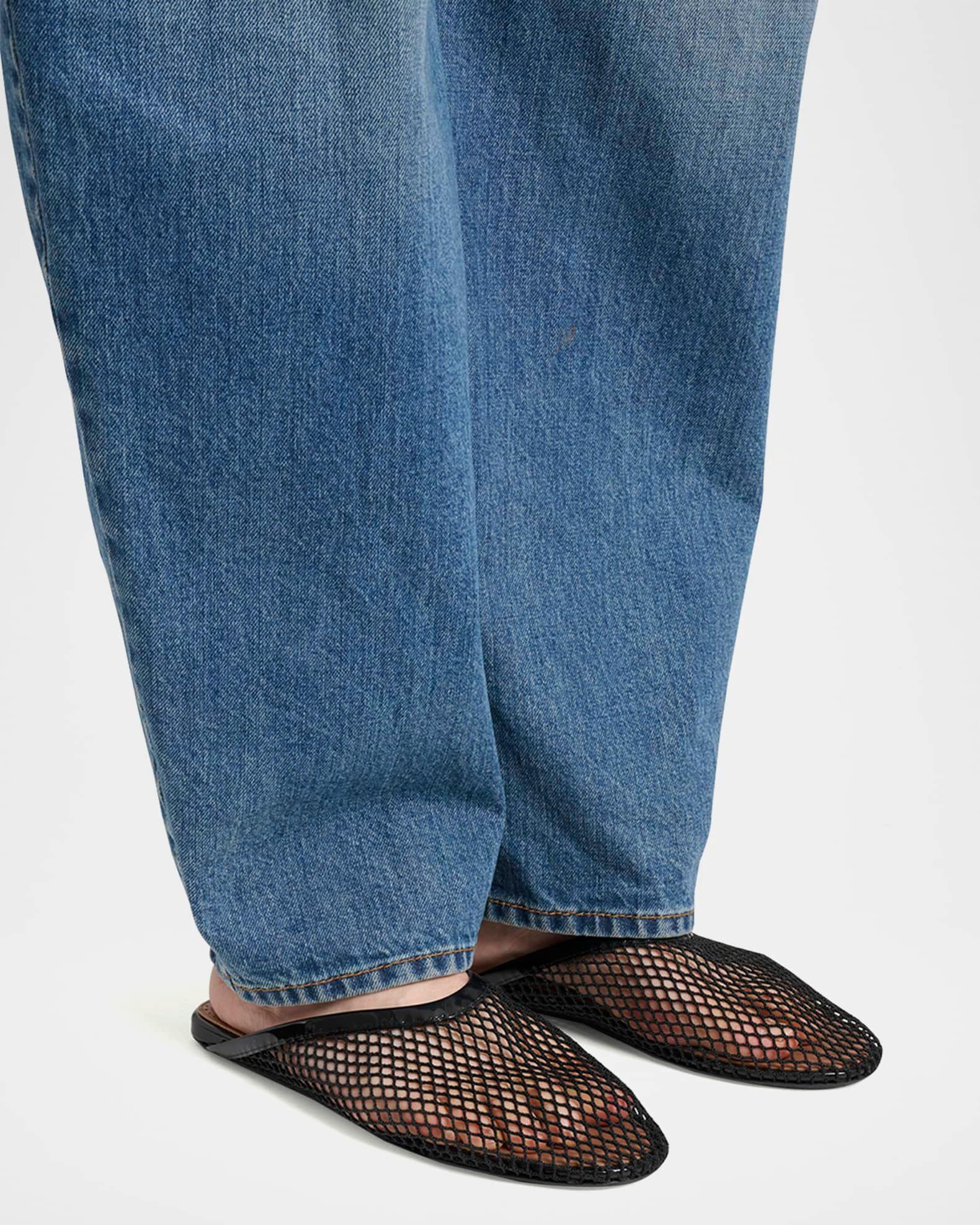 Mesh Flat Mules Product Image