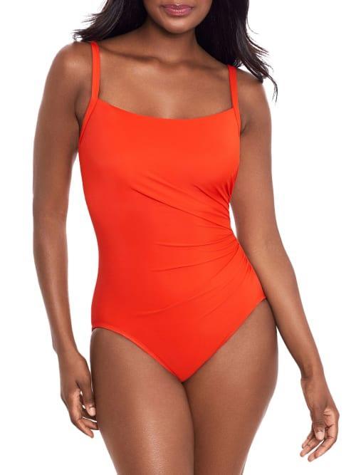 Womens Starr Gathered One-Piece Swimsuit Product Image