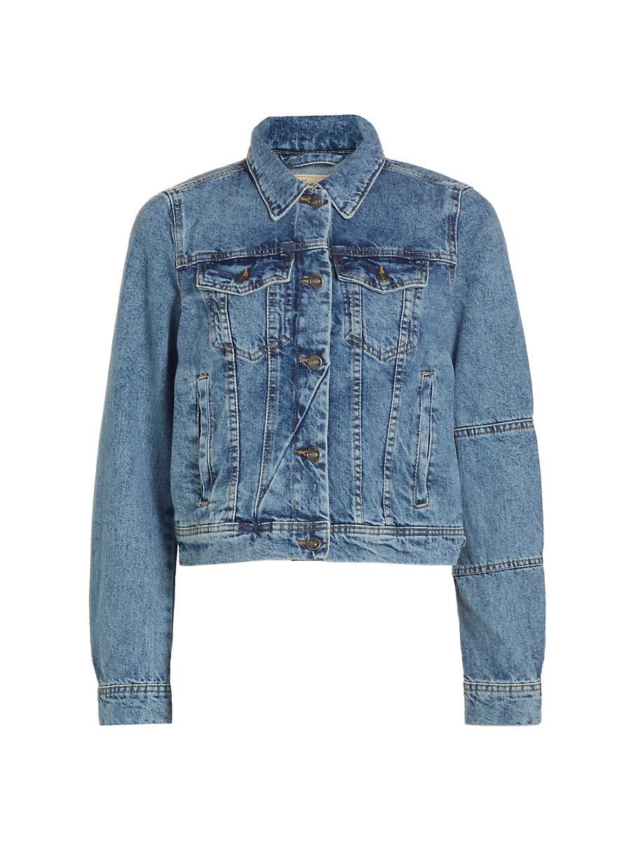 Womens Rumors Denim Jacket Product Image