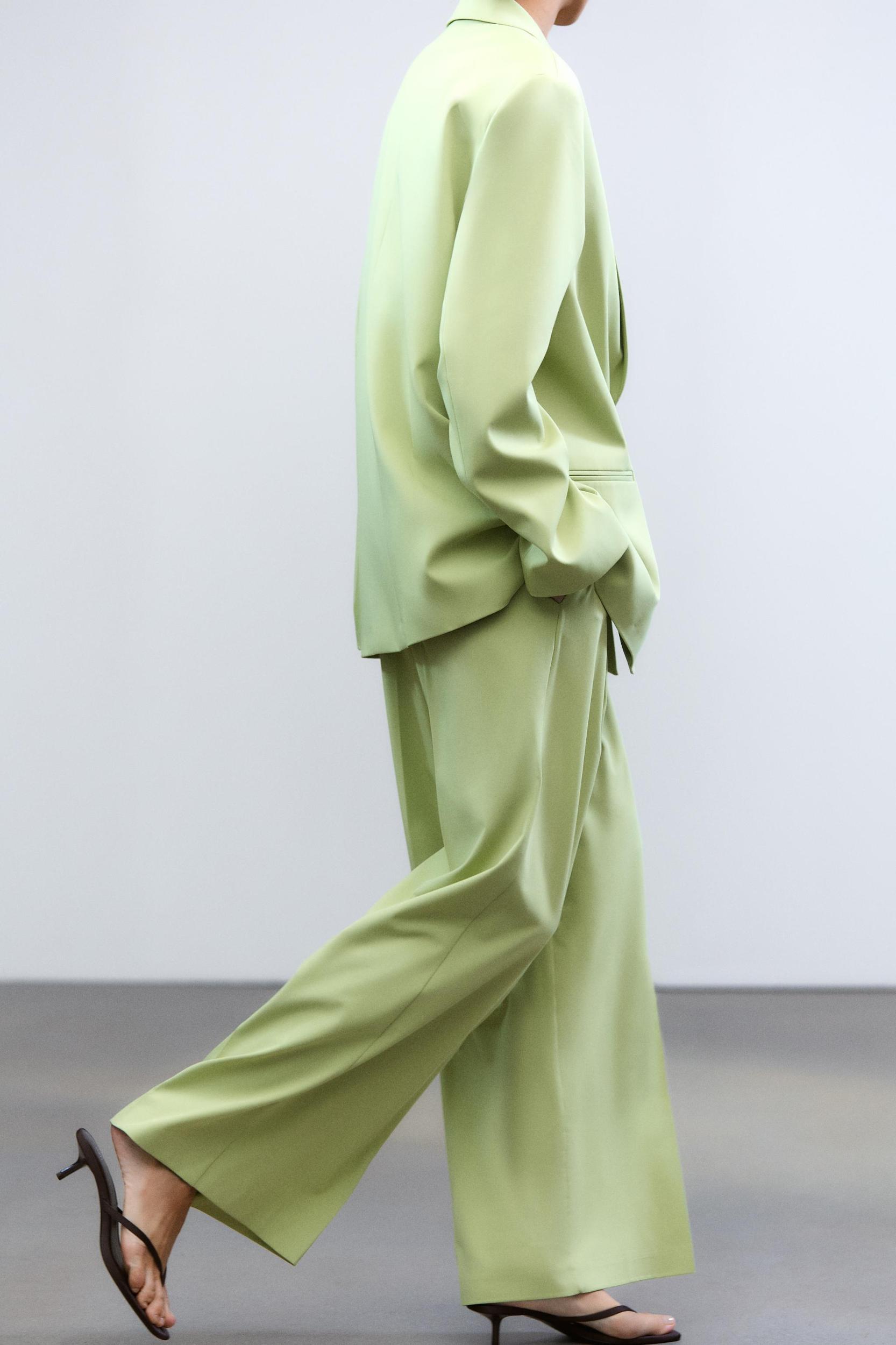 BELTED SUIT PANTS Product Image