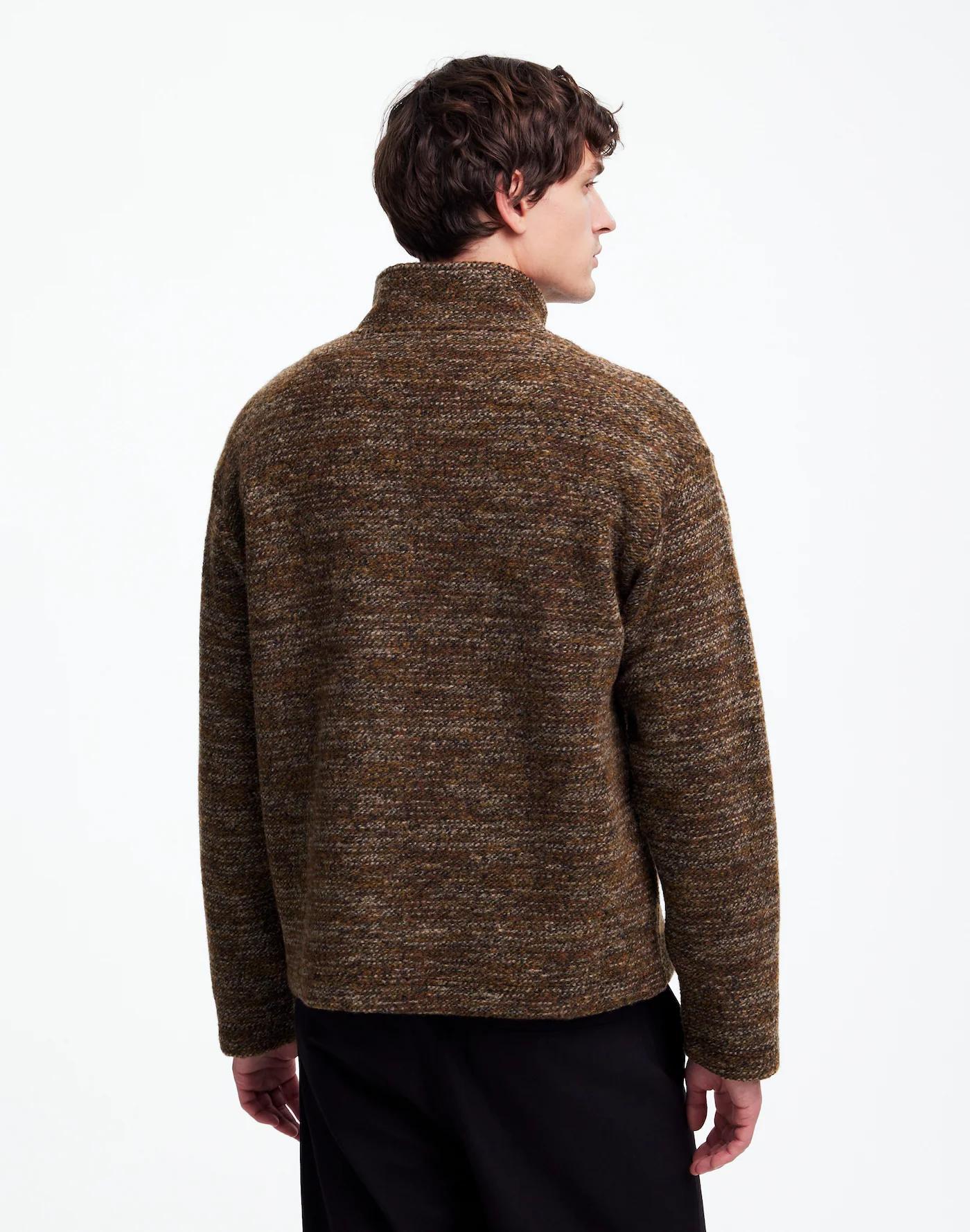 Bouclé Quarter-Zip Pullover Product Image