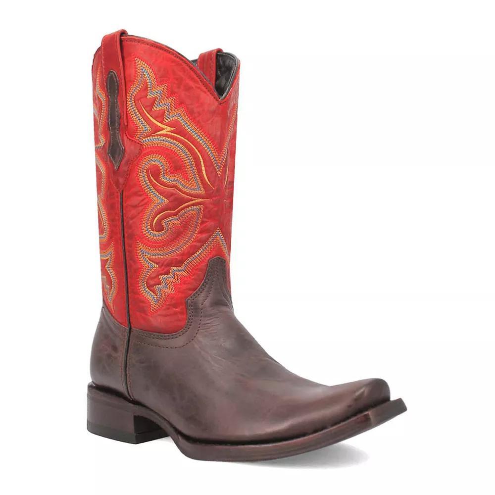 Dingo True Grit Men's Leather Boots, Size: 12, Brown Product Image