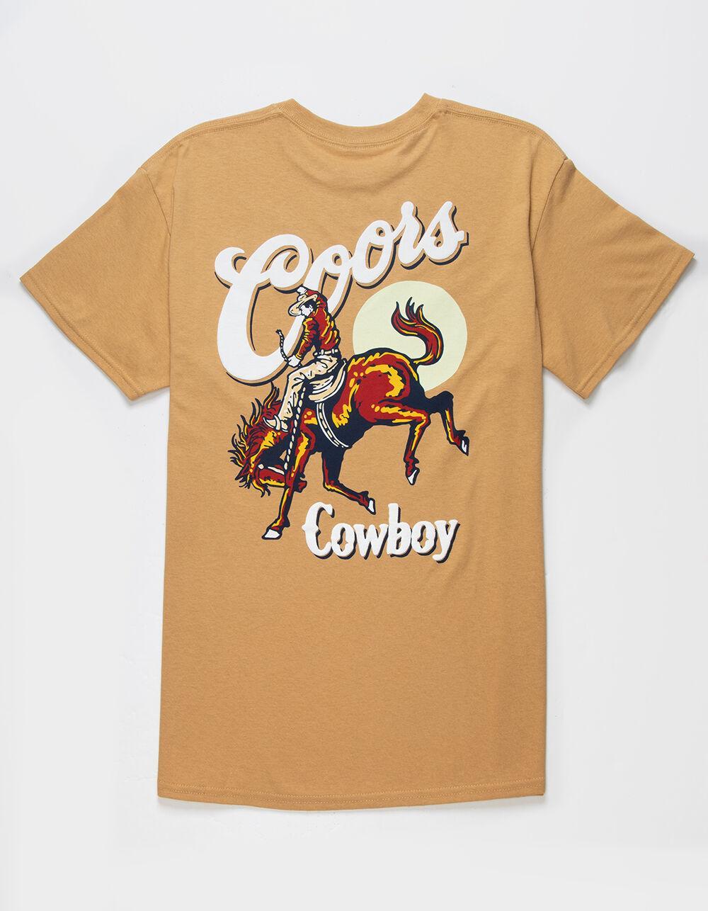 COORS Cowboy Mens Tee - ANTIQUE GOLD Product Image