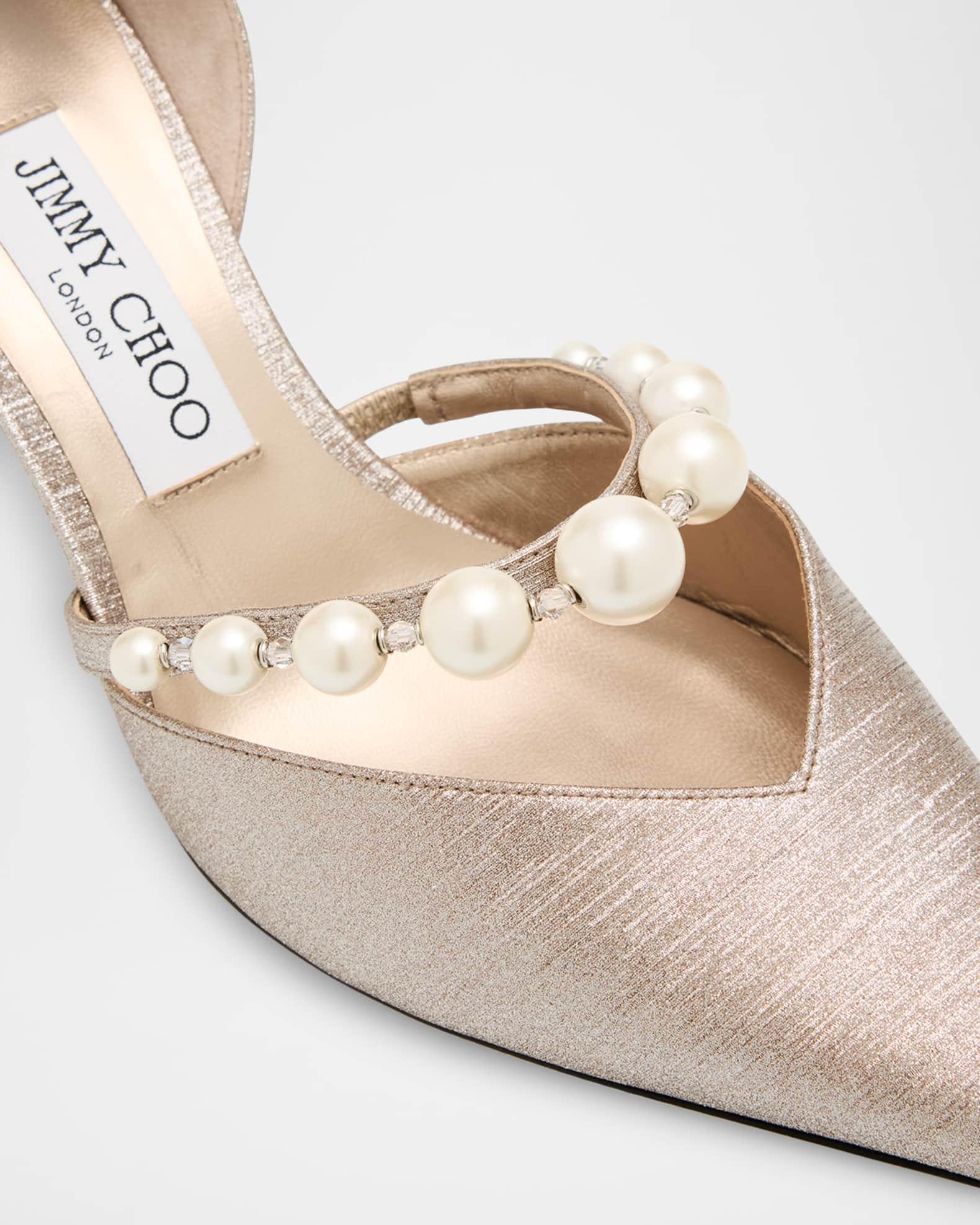 Aurelie Pointed Pearly Glitter Pumps Product Image