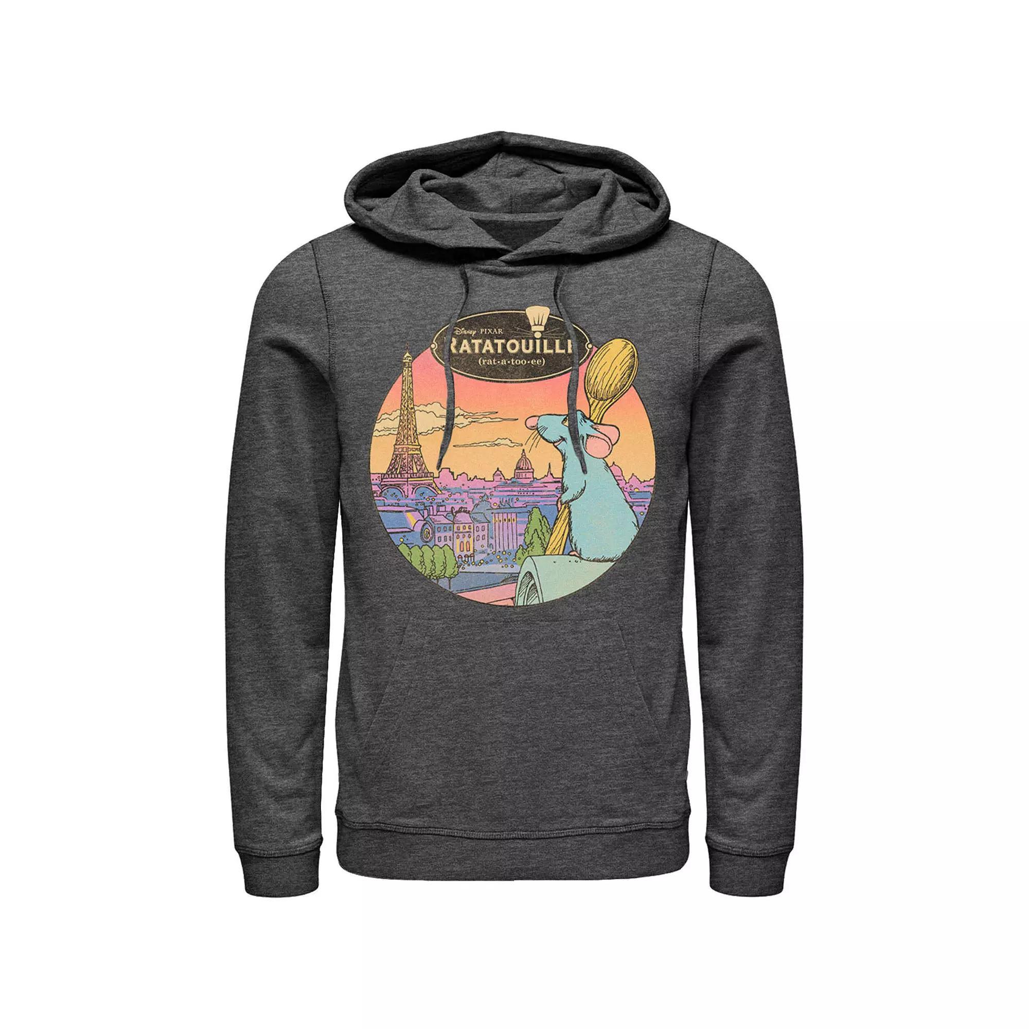 Disney / Pixar's Ratatouille Men's Over Look Paris Hoodie, Size: Small, White Product Image