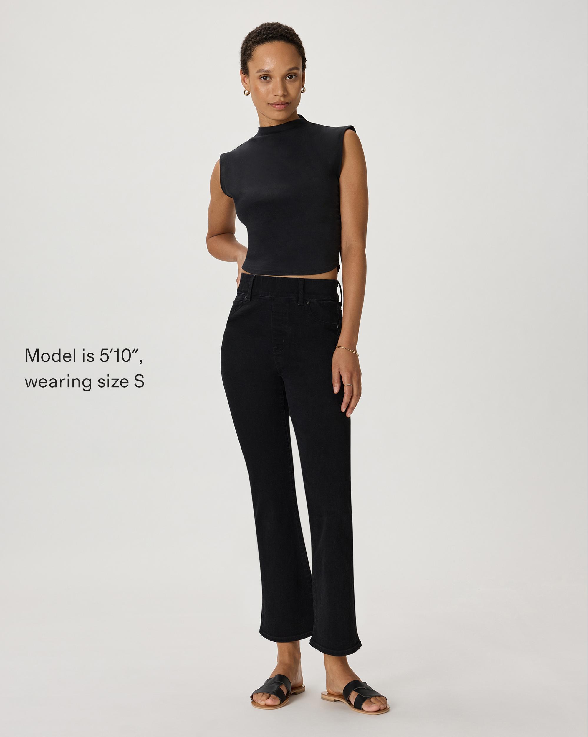 Quince | Women's Nina Stretch Pull-On Kick Flare Jeans Cotton Product Image