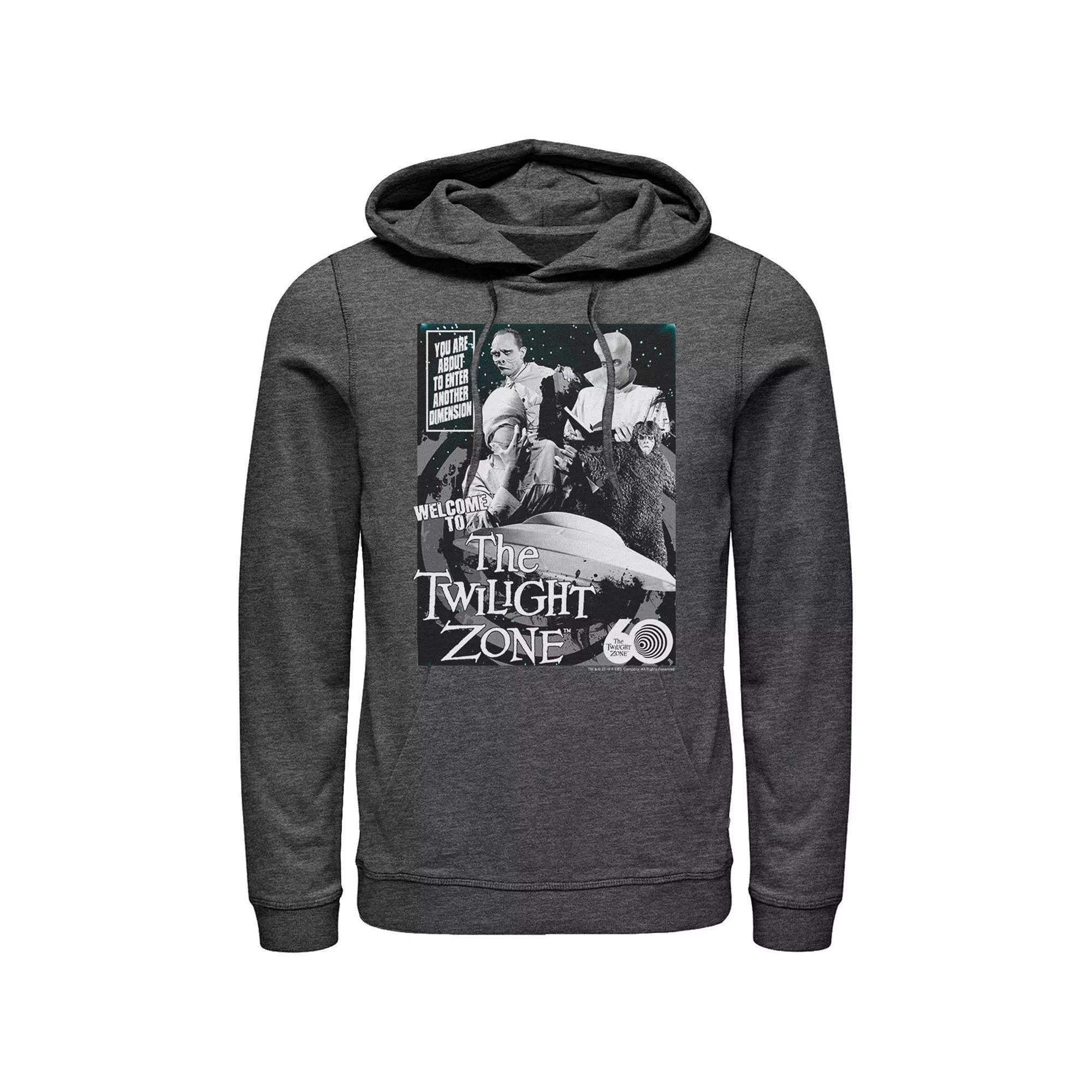 Men's CBS The Twilight Zone Comic 60th Hoodie, Size: Small, White Product Image