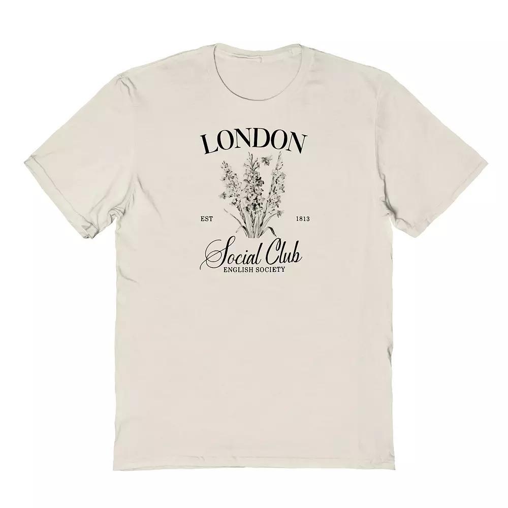 Men's London Social Club Graphic Tee, Size: Medium, Natural Product Image