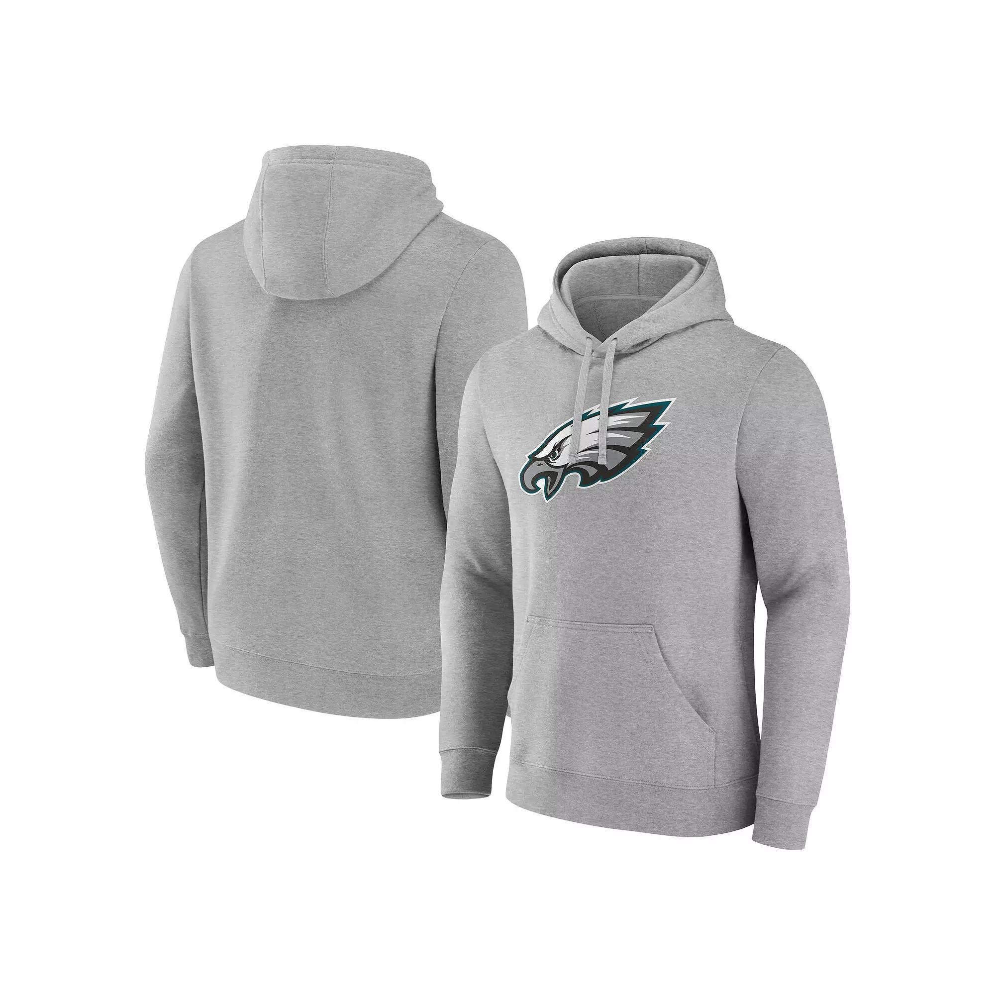 Men's Fanatics Heather Gray New England Patriots Deliver Fleece Pullover Hoodie, Size: 3XL, Grey Product Image