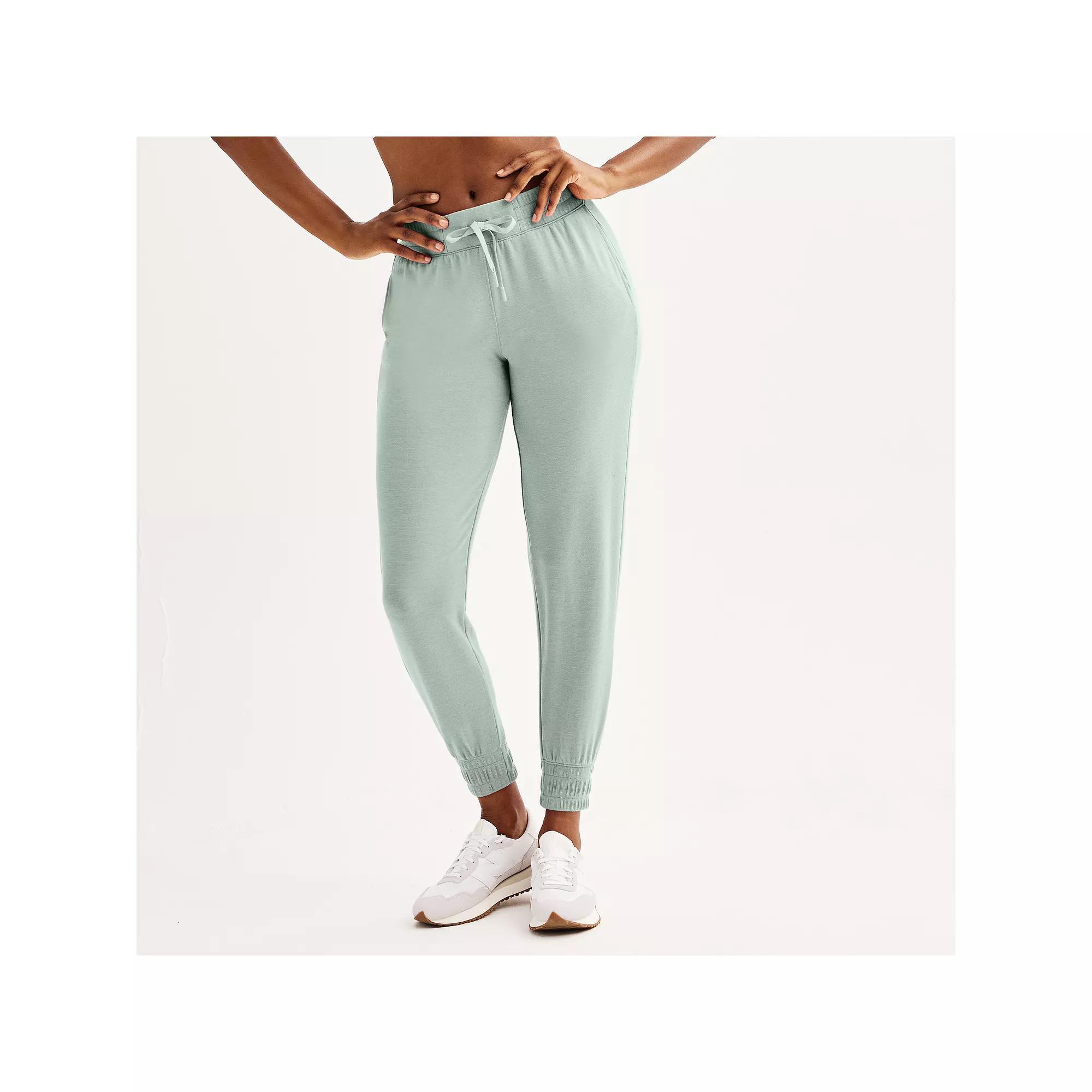 Women's Tek Gear® French Terry Joggers, Size: XL, Purple Macaroon Product Image