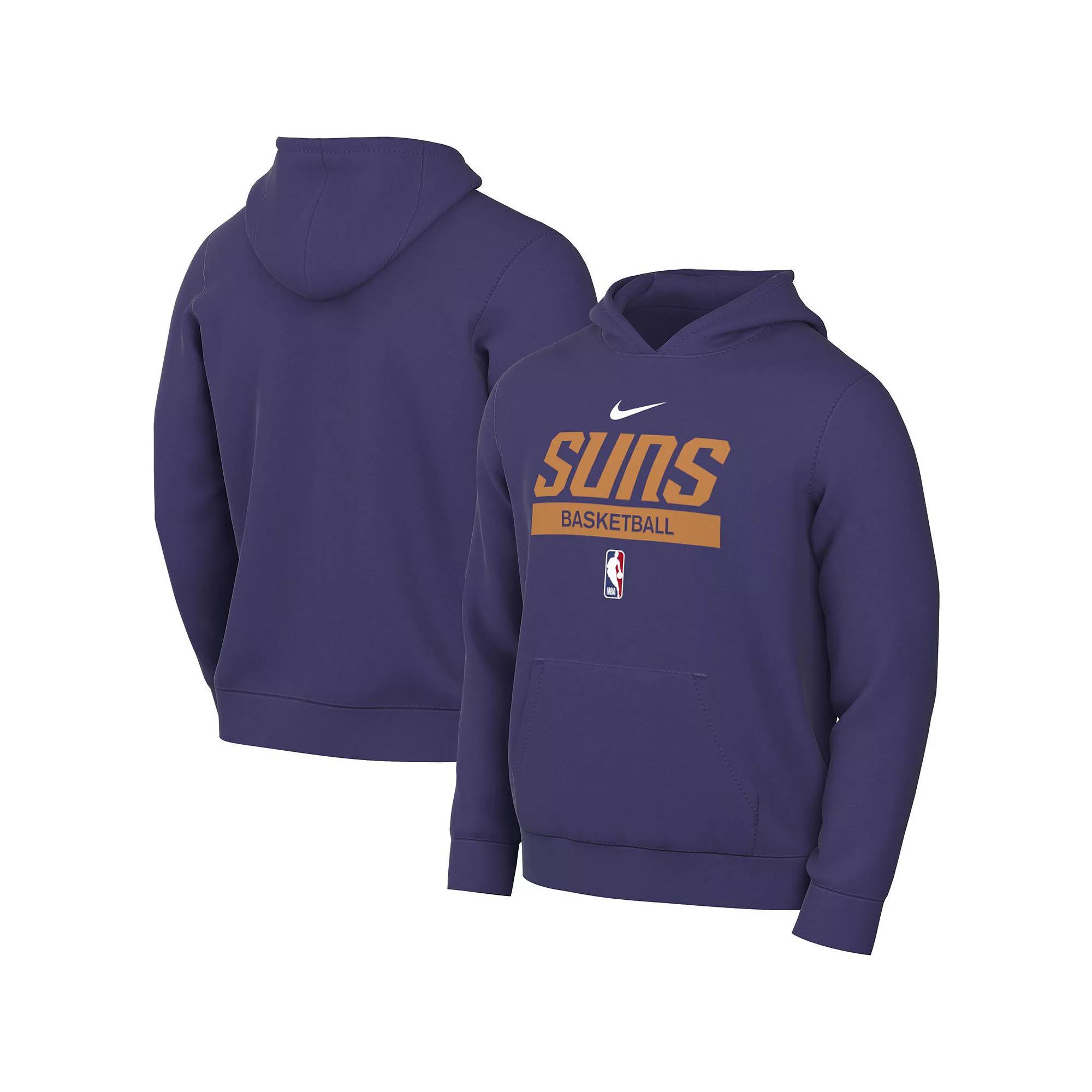 Men's Nike Purple Phoenix Suns 2022/23 Spotlight On-Court Practice Performance Pullover Hoodie, Size: XL, Phx Purple Product Image