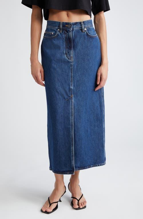 Womens Rona Denim Midi-Skirt Product Image