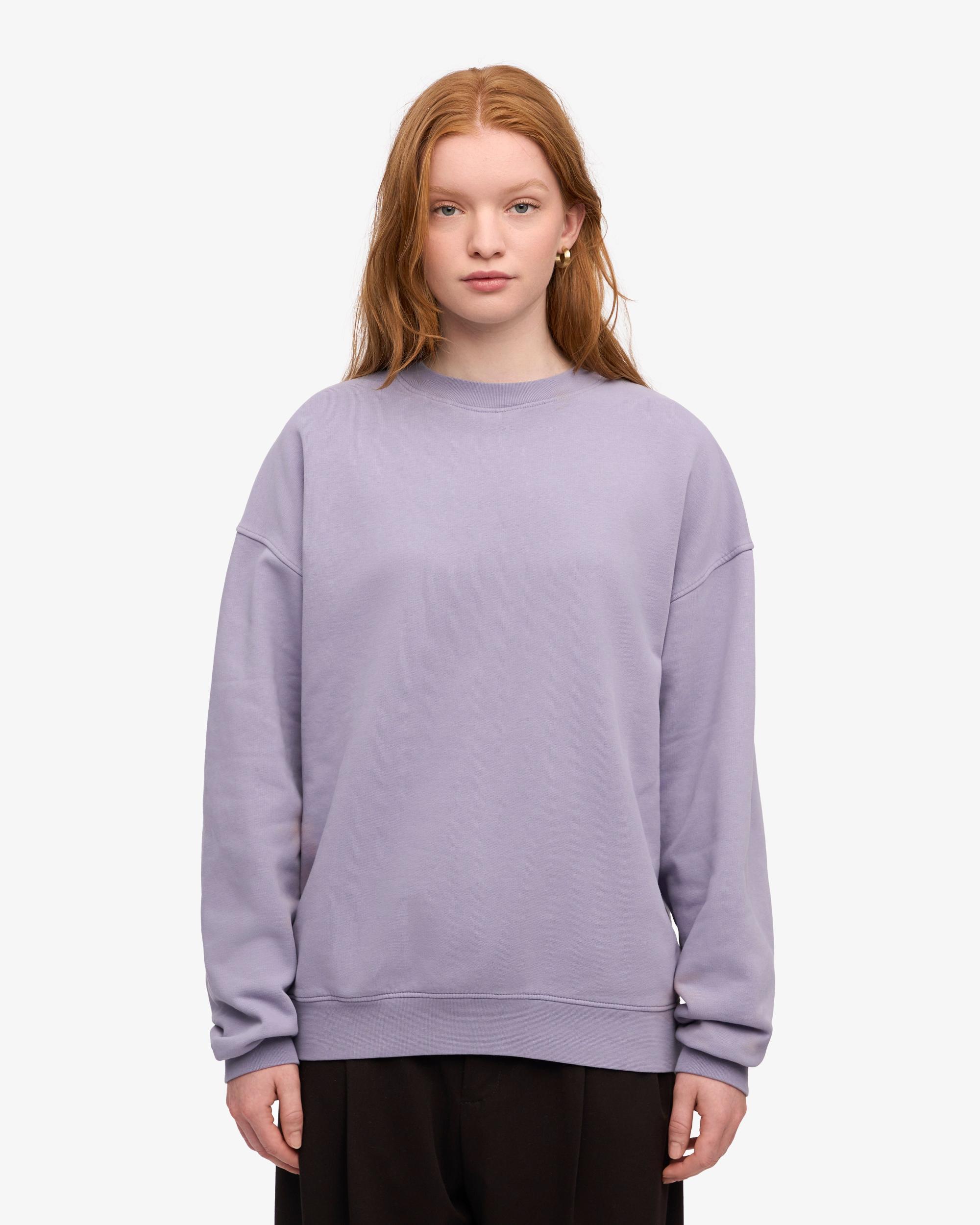 Organic Oversized Crew - Purple Jade Product Image