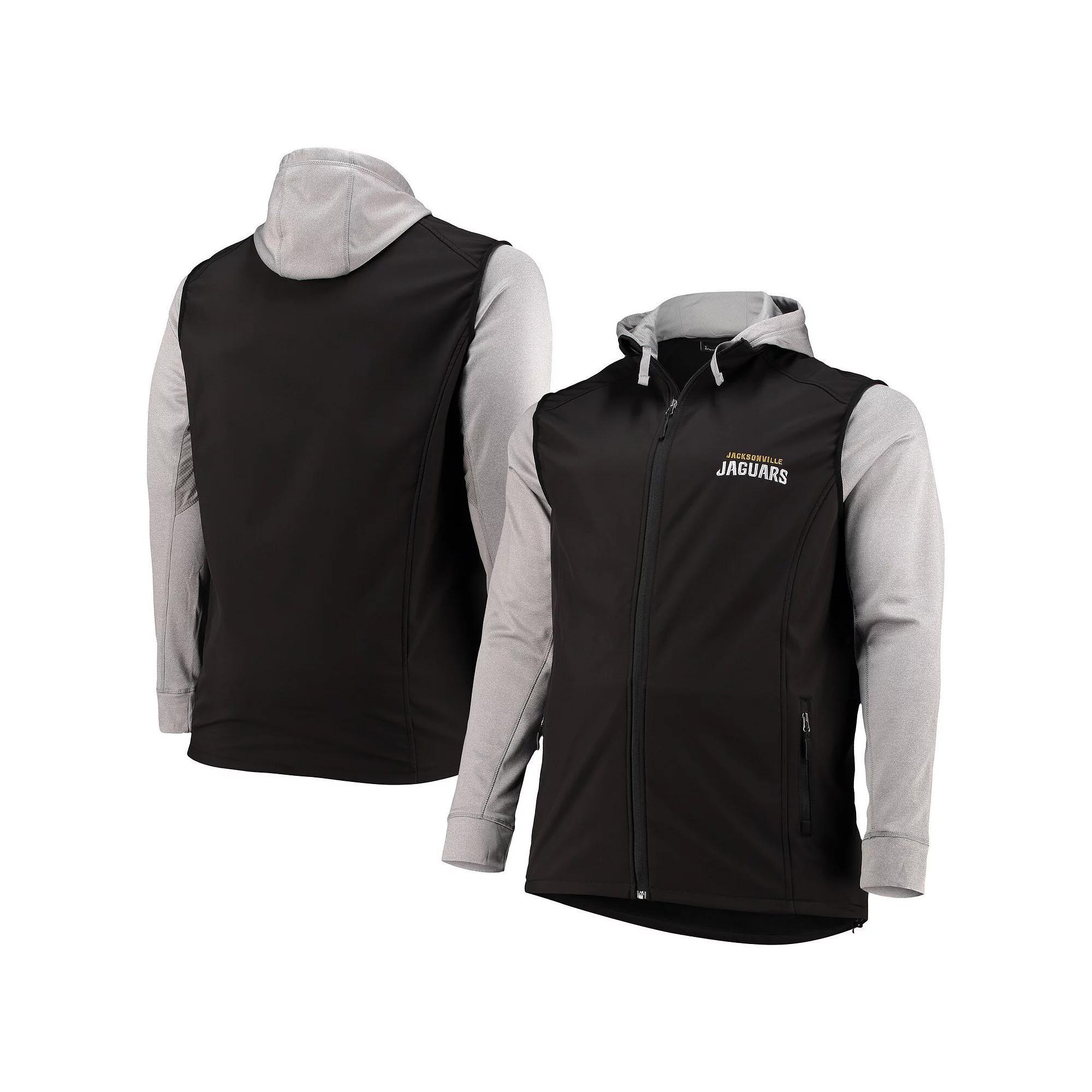 Mens Dunbrooke /Gray Jacksonville Jaguars Big & Tall Alpha Full-Zip Hoodie Jacket Product Image