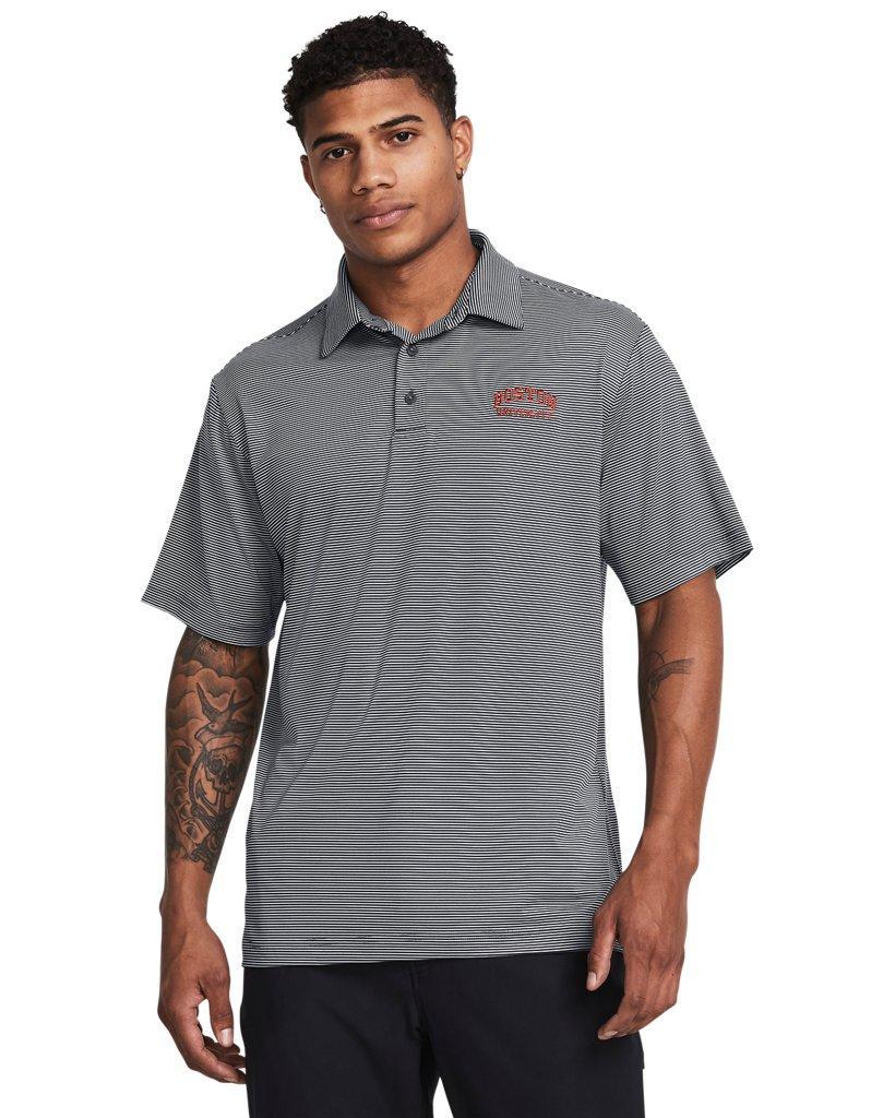 Men's UA Tee To Green Collegiate Bridge Stripe Polo Product Image