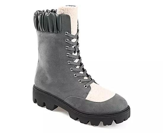 Journee Elinor Tru Comfort Foam Womens Hiker Boots Green Product Image