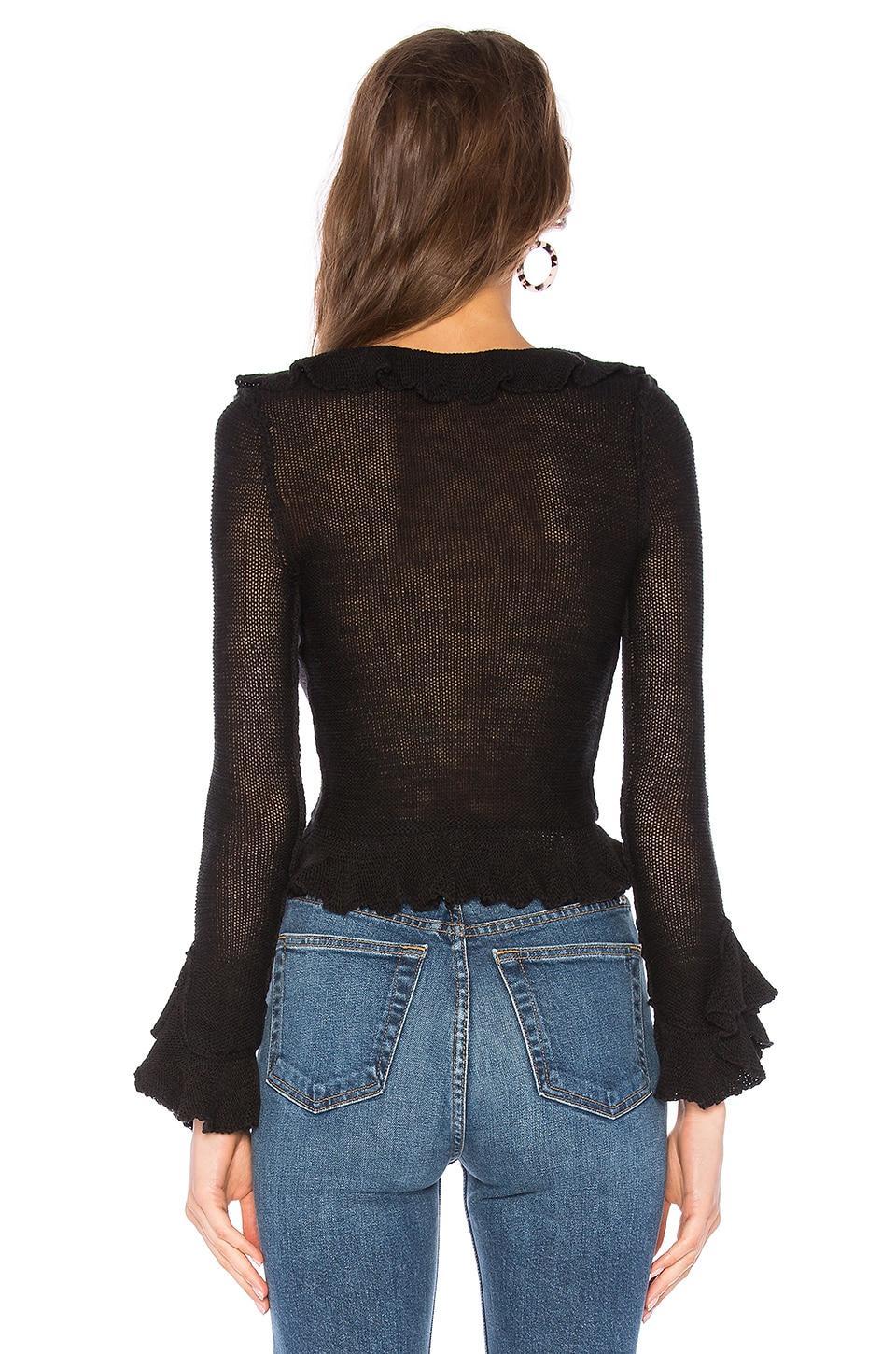 Ruffle Sweater Cardigan LPA Product Image