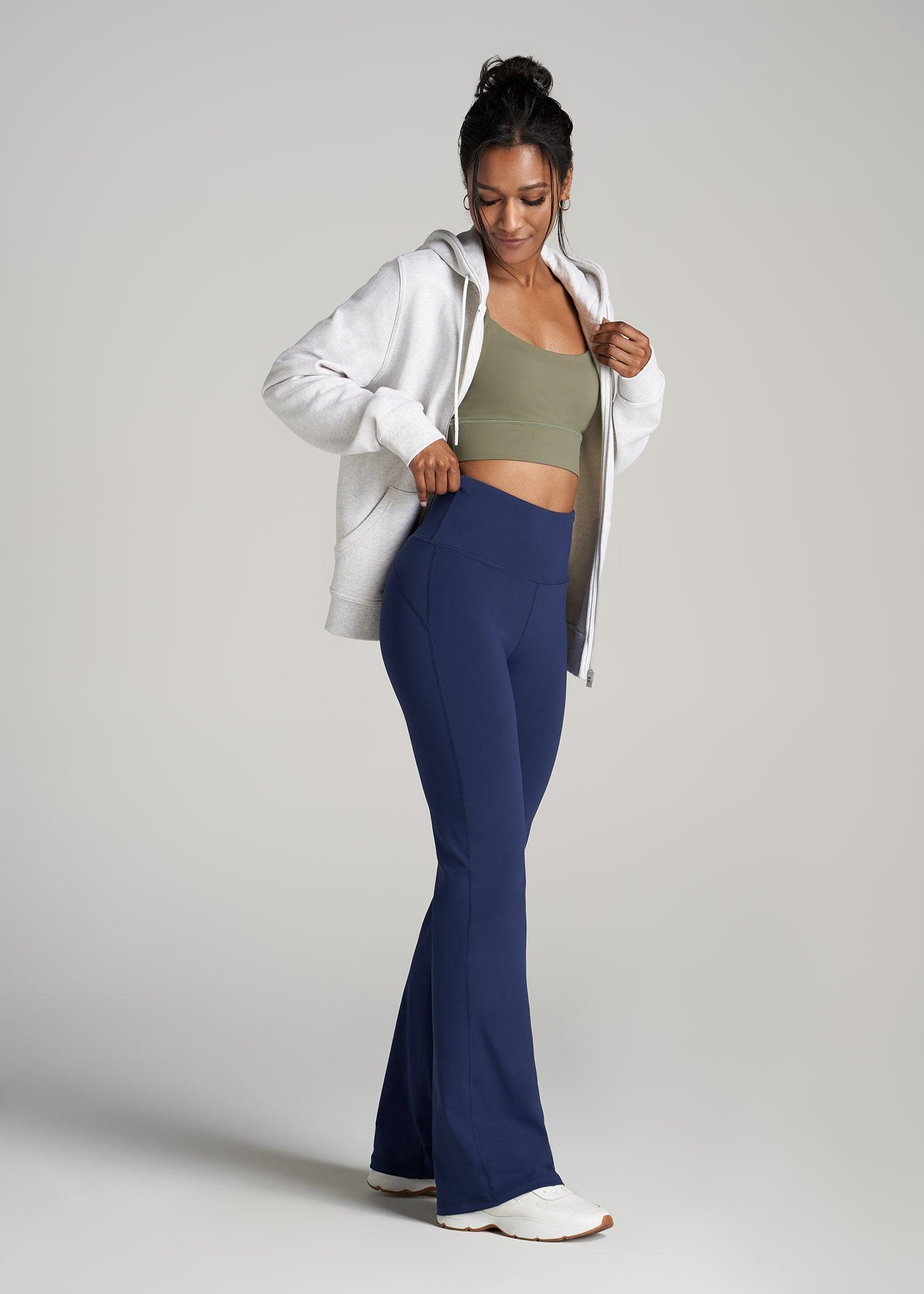 Balance Tall Women's Flare Yoga Pants in Midnight Blue Product Image