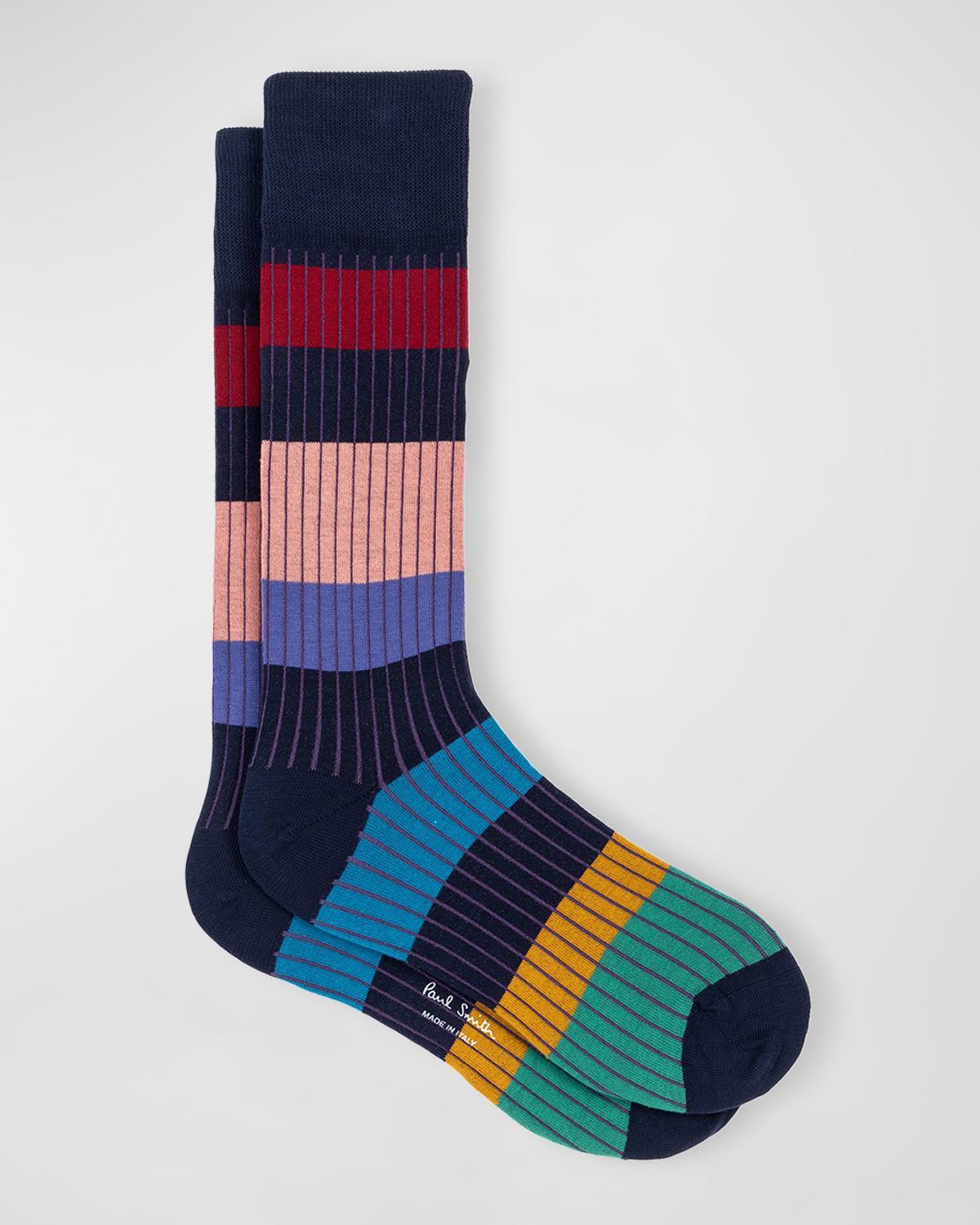 Mens Errol Stripe Crew Socks Product Image
