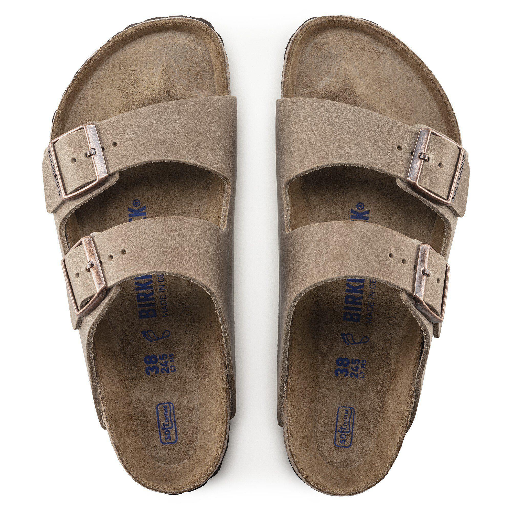 Arizona Soft Footbed Oiled Leather Faded Khaki Product Image