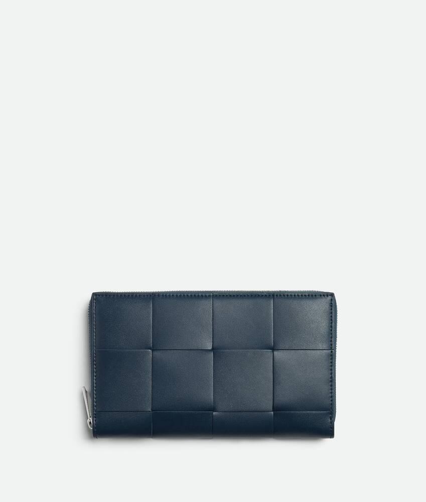 Men's Cassette Zip Around Wallet in Deep blue/ambra Product Image