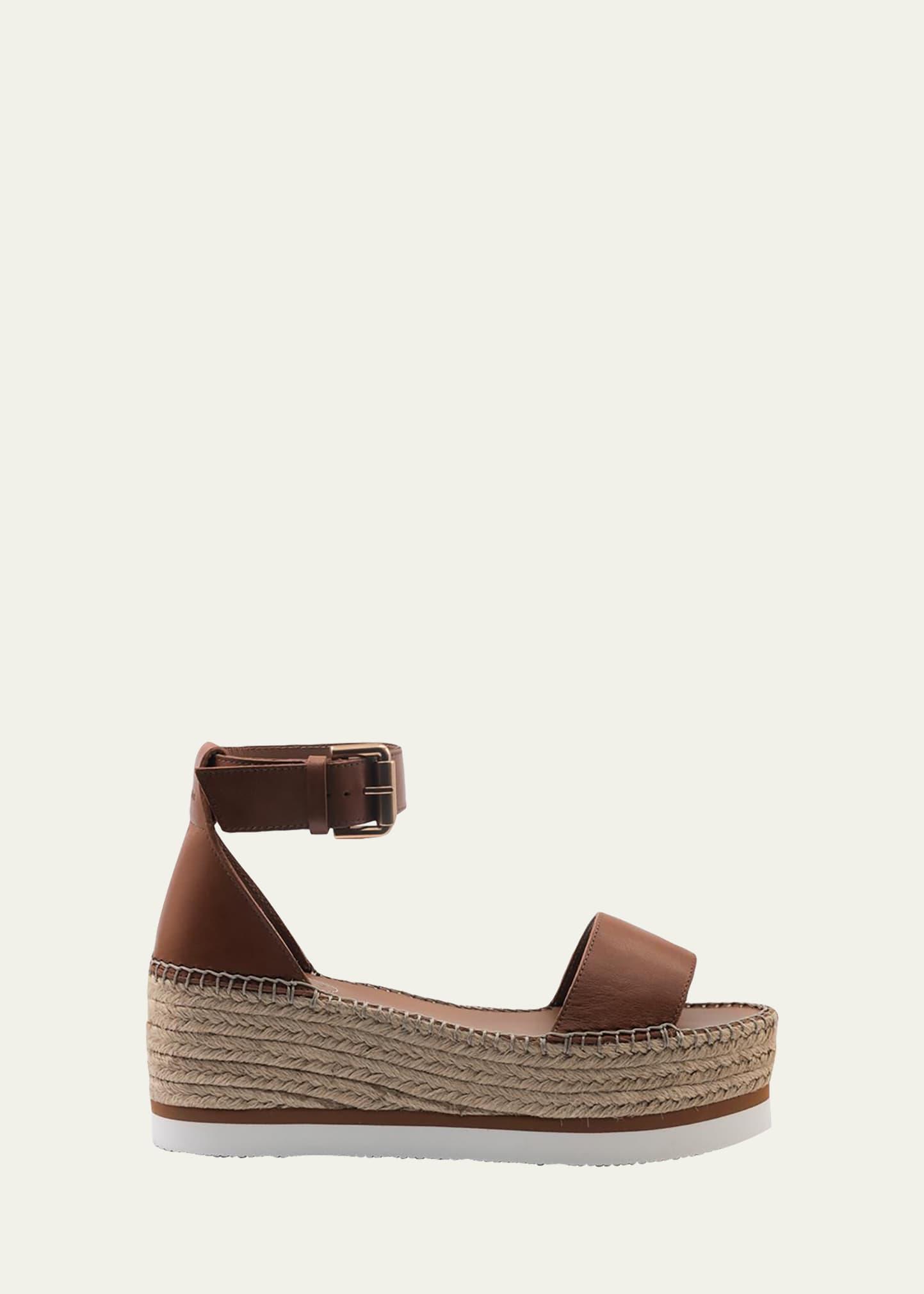 Womens Glyn Leather Wedge Sandals Product Image