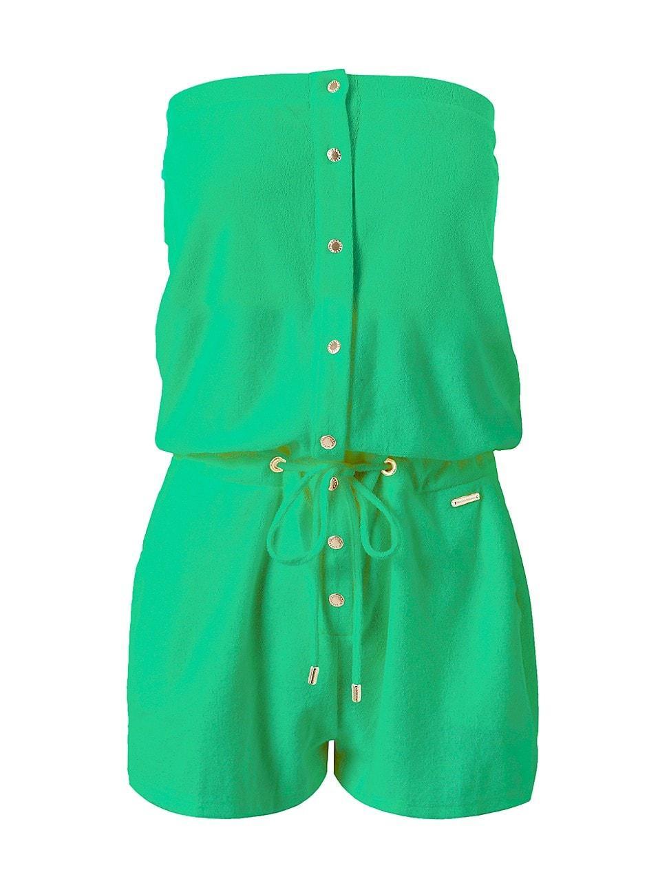 Womens Venus Terry Strapless Romper Product Image
