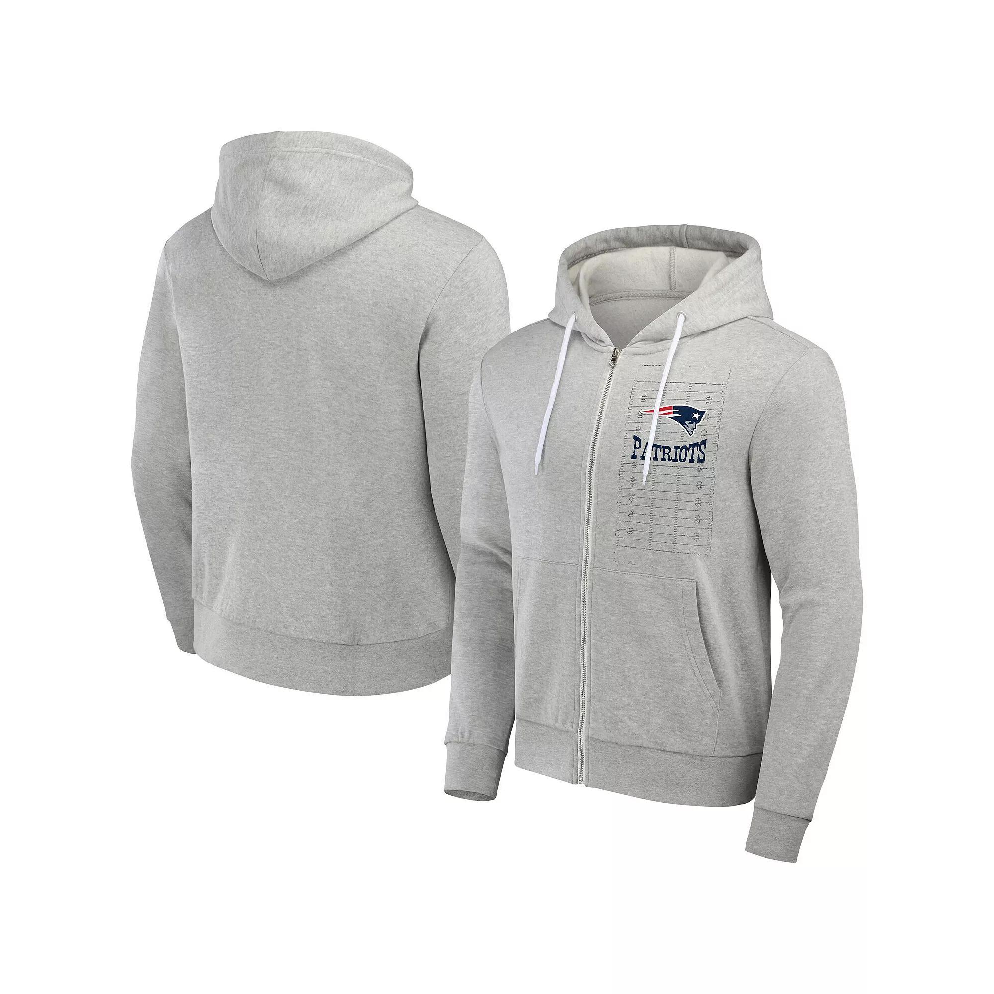 Men's NFL x Darius Rucker Collection by Fanatics Heather Gray Las Vegas Raiders Domestic Full-Zip Hoodie, Size: Large, Lvr Grey Product Image