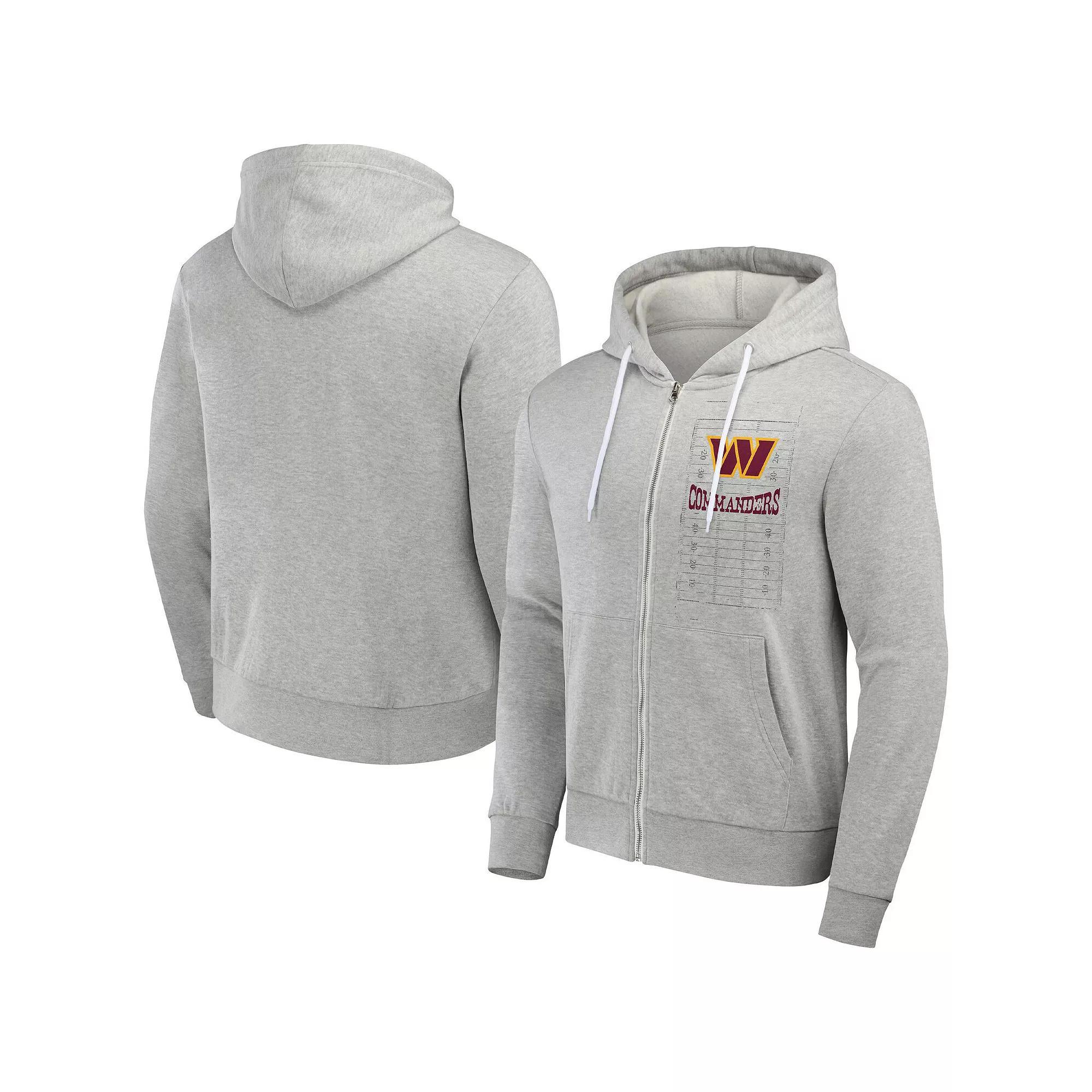Men's NFL x Darius Rucker Collection by Fanatics Heather Gray Tennessee Titans Domestic Full-Zip Hoodie, Size: Medium, Grey Product Image
