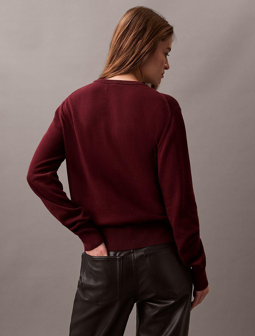 Smooth Cotton Sweater Product Image