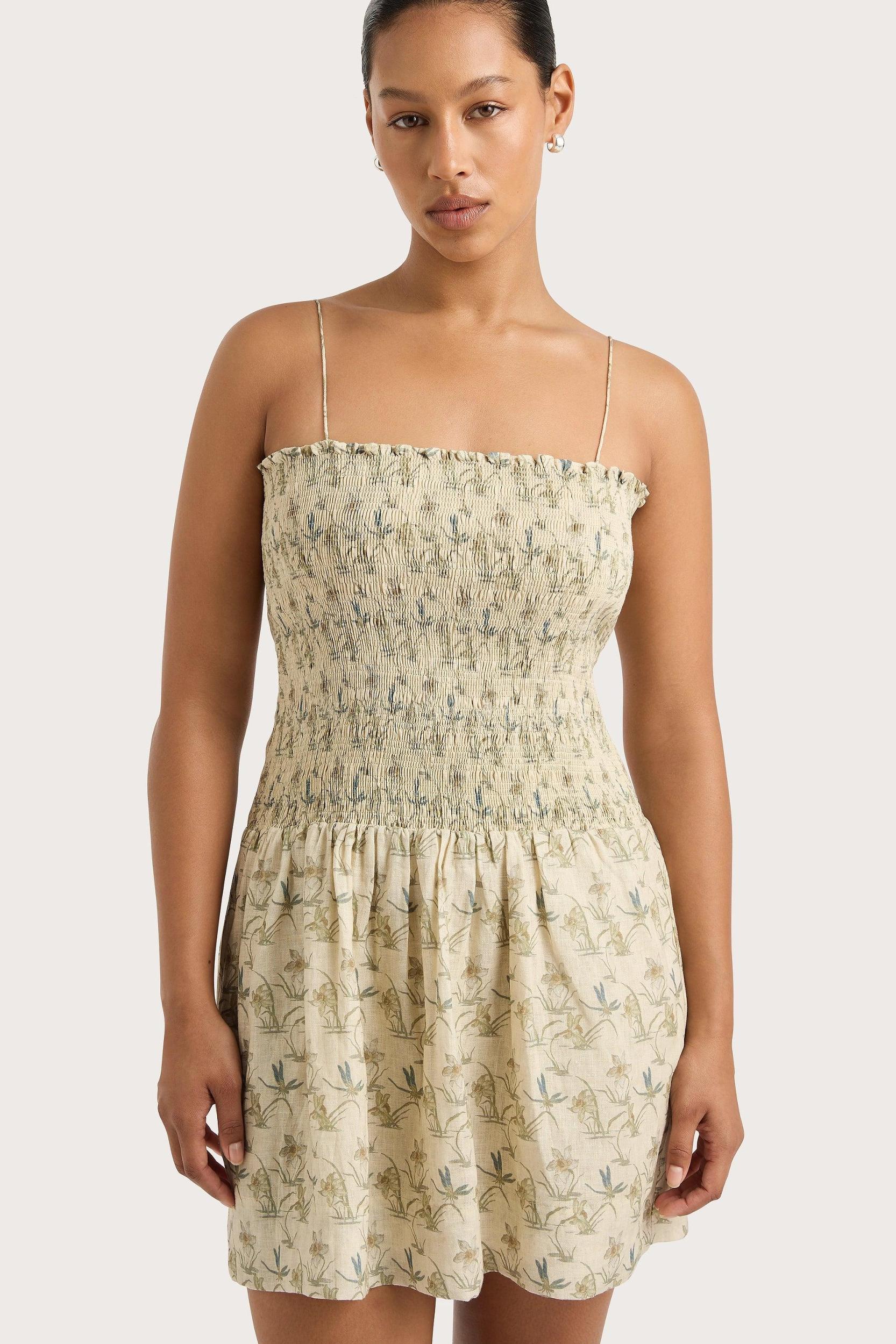 Geriba Mini Dress Daffodil Cream Product Image