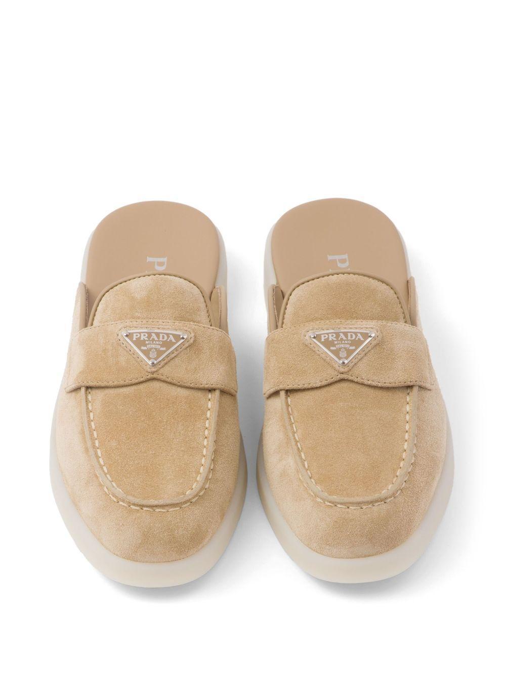 suede leather mules Product Image