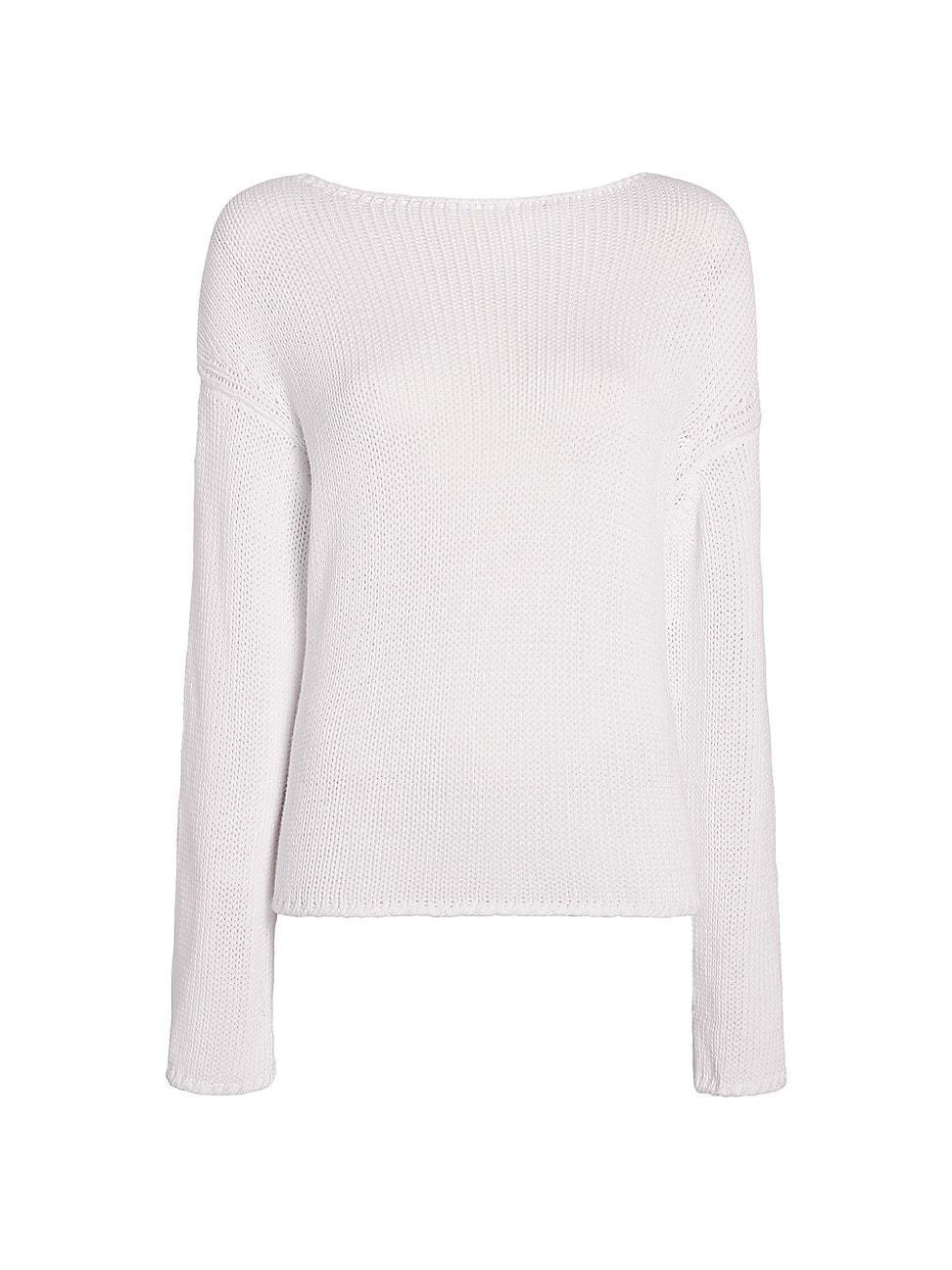 Womens Draped Knit Sweater Product Image
