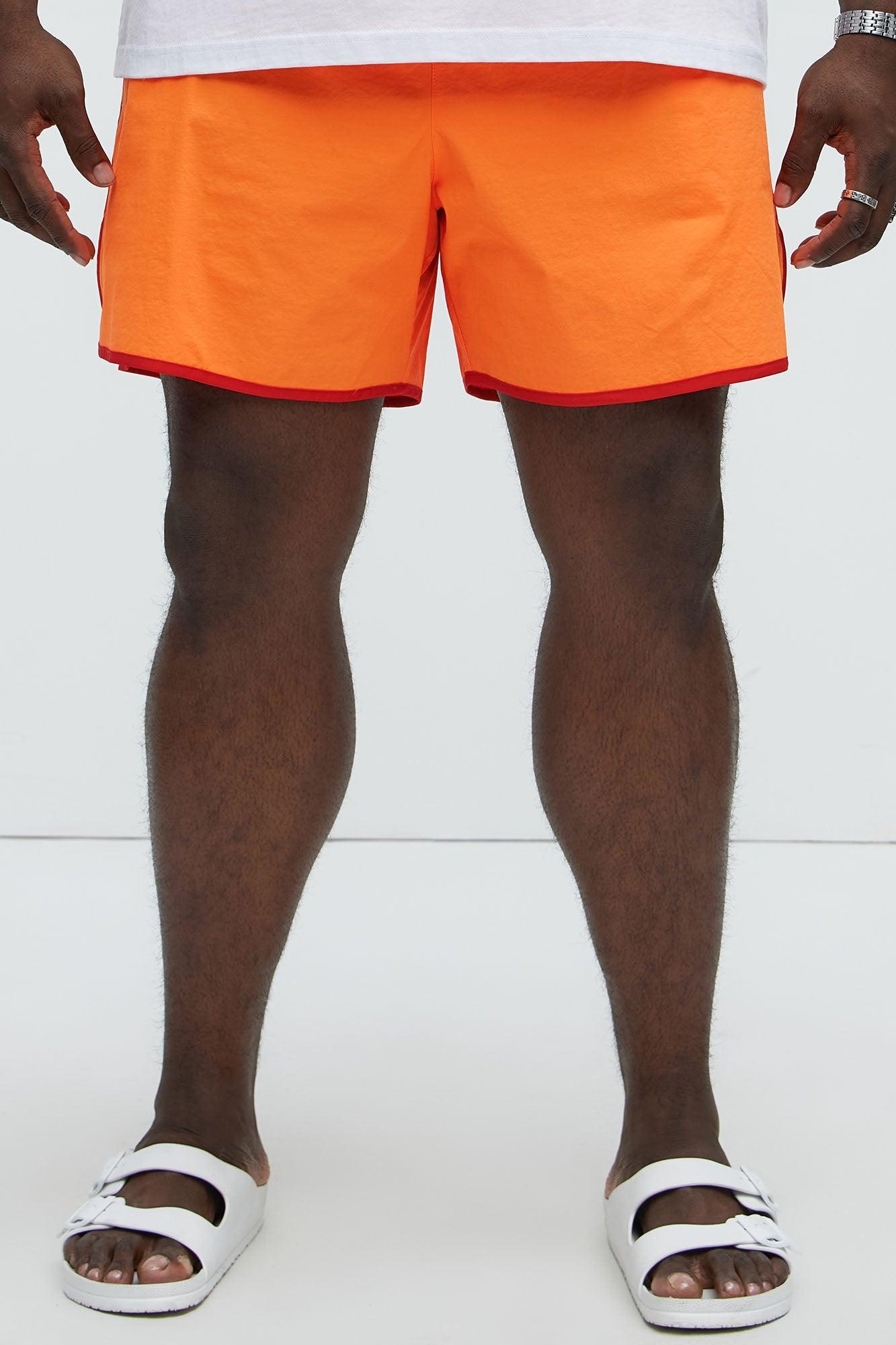 Retro Breeze Swim Trunk - Orange Product Image