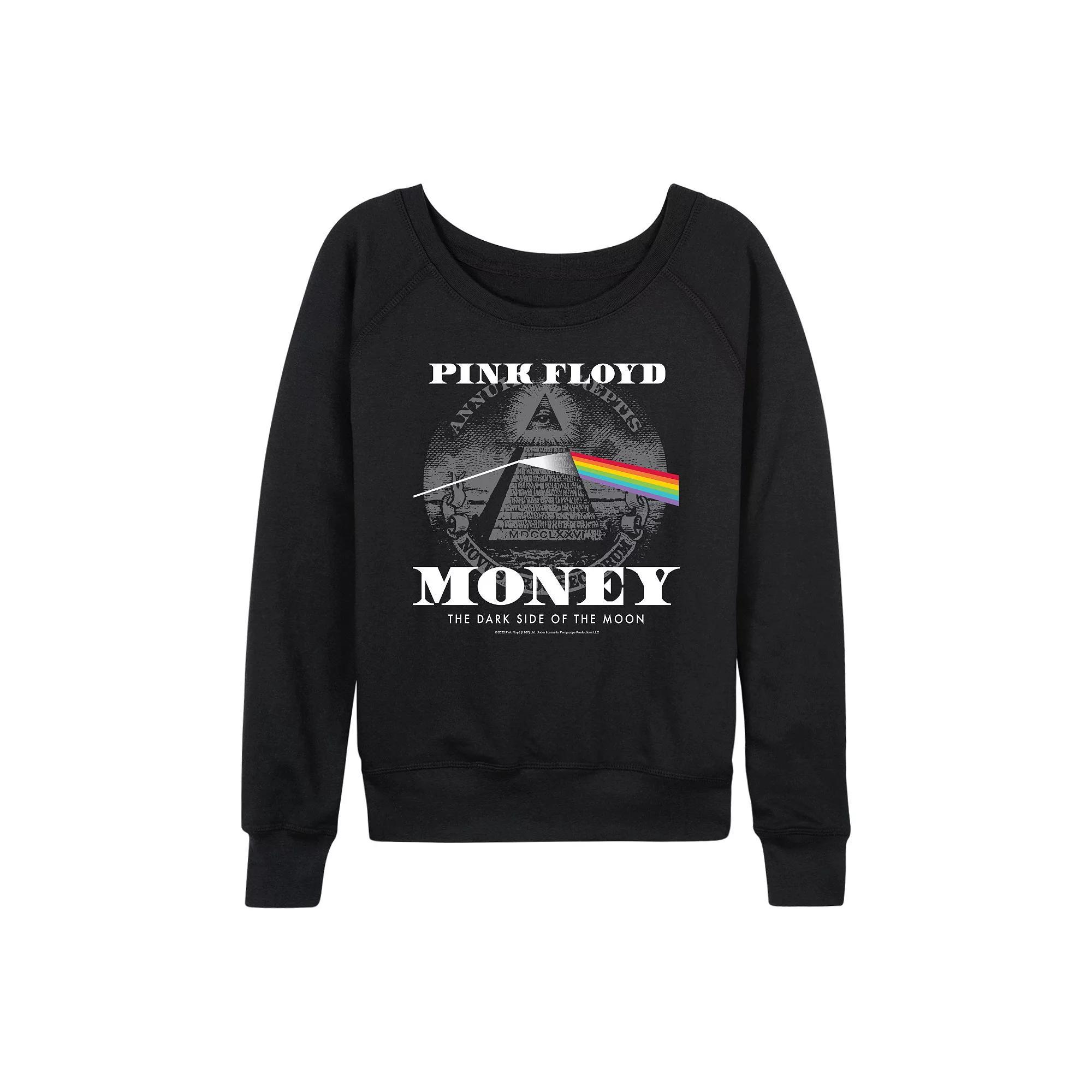 Womens Pink Floyd Money Prism French Terry Long Sleeve Tee Product Image
