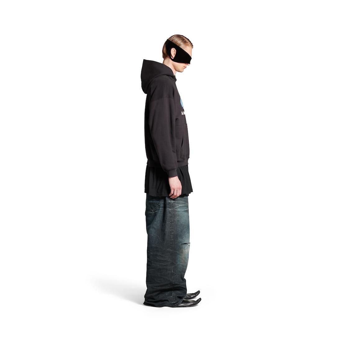 Men's Loop Sports Icon Hoodie Medium Fit in Black Product Image
