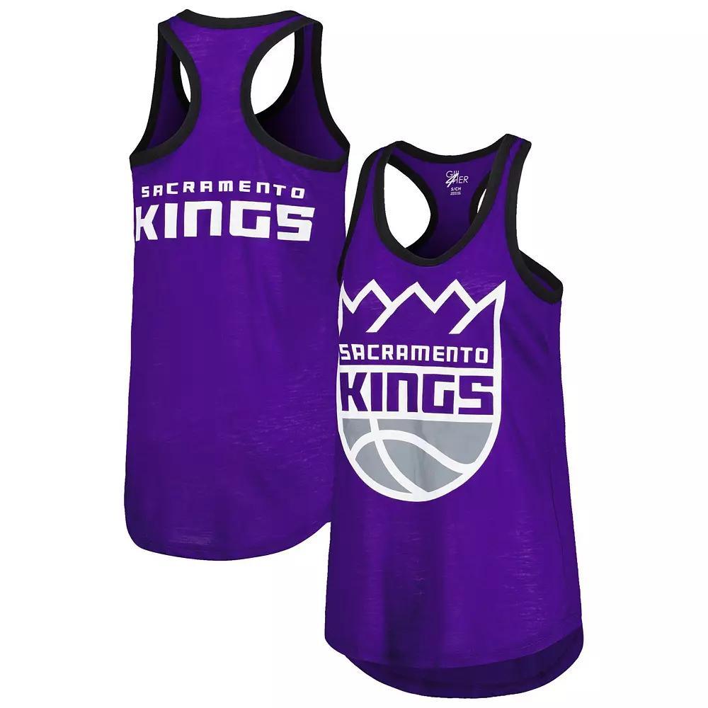 Women's G-III 4Her by Carl Banks Purple Sacramento Kings Showdown Scoop-Neck Racerback Tank Top, Size: Medium, Kng Purple Product Image