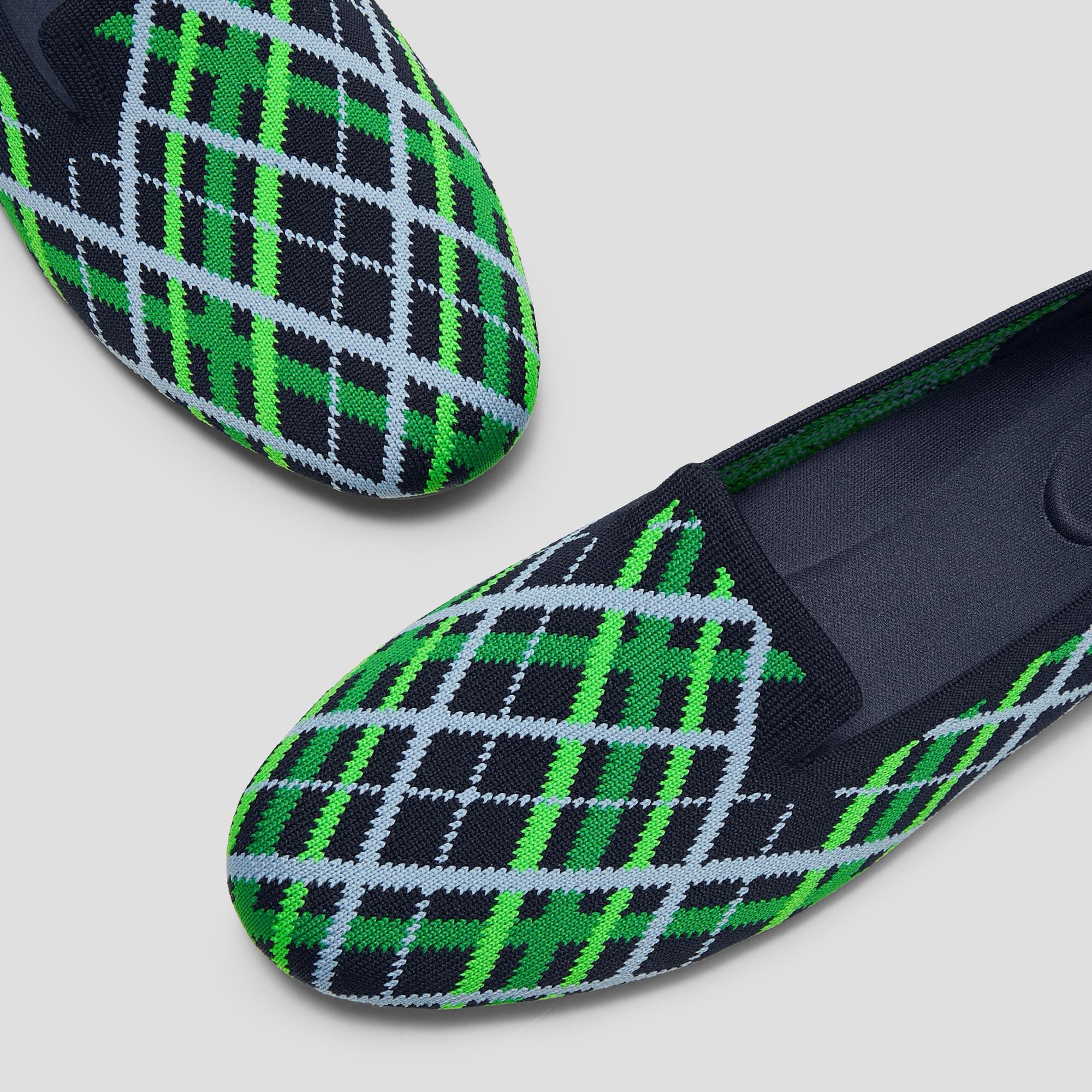 Round-Toe Woven Knit Loafer (Audrey) Product Image